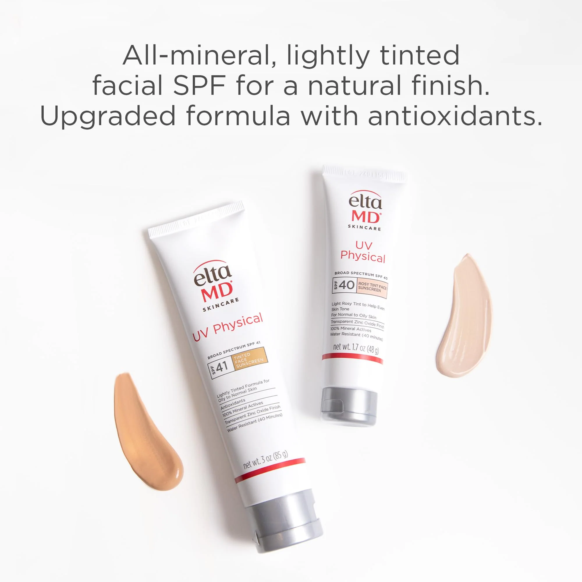 EltaMD UV Physical Tinted Mineral Sunscreen for Face SPF 41, 100% Mineral Actives Tinted Face Lotion, Water Resistant, Paraben-Free, Transparent Zinc Oxide Finish, Facial Travel Size Sunscreen 3 oz - Image 7