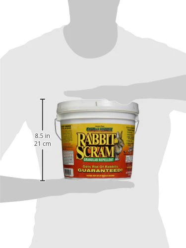 Enviro Pro 11006 Rabbit Scram Repellent Granular White Pail, 5.75 Pounds - Image 2