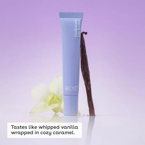 eos Cashmere Lip Butter - Vanilla Cashmere, Plumping Peptides, Smoothing, eos Lip Butter, Shea Butter, Lip Mask, Lip Moisturizer, Soft Lips, 0.35 fl oz - Image 9