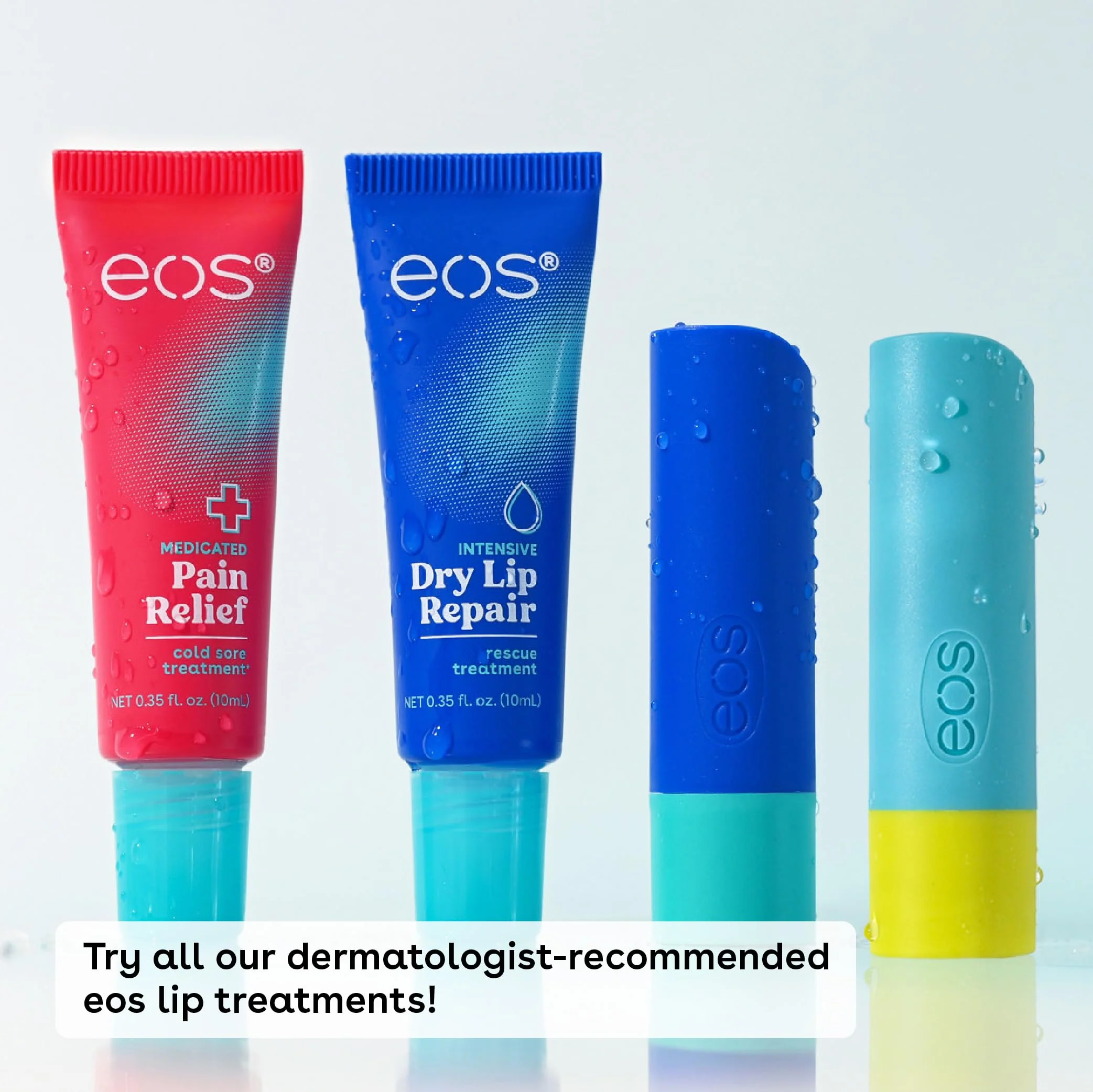 eos The Hero Lip Repair, Extra Dry Lip Treatment, 24HR Moisture, Overnight Lip Treatment, Natural Strawberry Extract, 0.35 fl oz - Image 4
