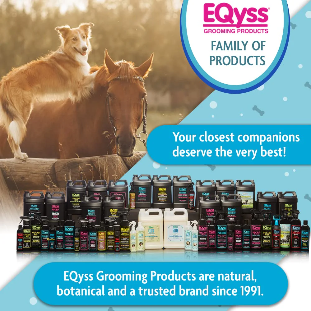 EQyss Premier Pet Conditioner - Moisturizes, Softens, & Conditions Dry Coat & Hair, Detangles & Adds Shine - for all Dogs, Cats, Puppies (16 oz) - Image 2