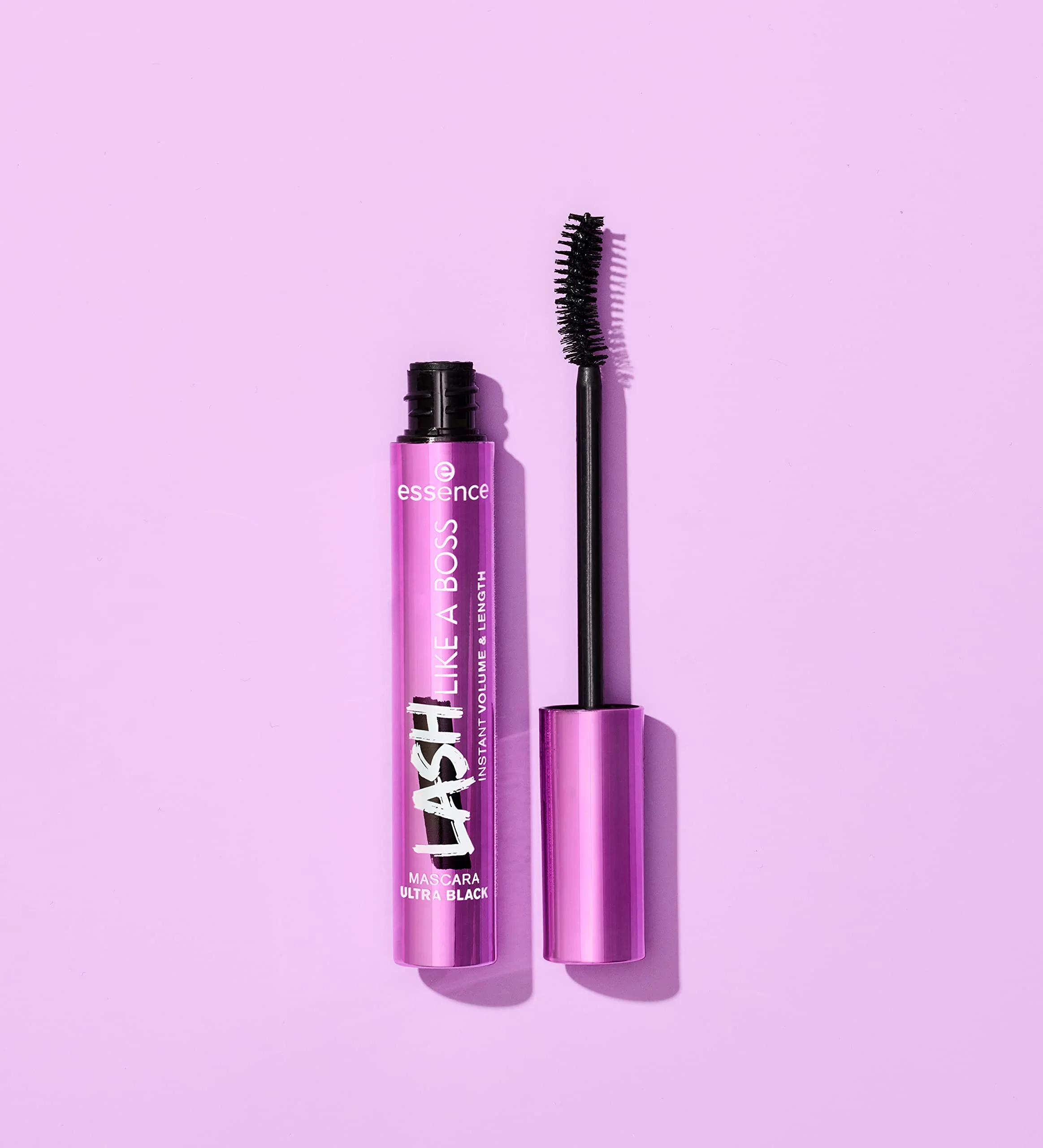 essence | Lash Like A Boss Instant Volume & Length Mascara | Ultra Black Color & Curved Fiber Brush | Vegan & Cruelty Free | Free From Parabens & Microplastic Particles - Image 5
