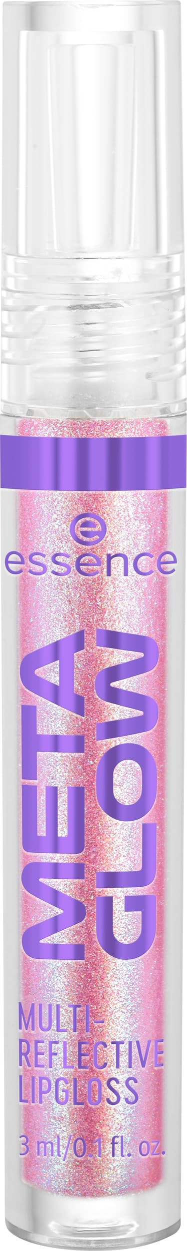 essence | Meta Glow Multi-Reflective Lip Gloss | Iridescent Shimmer, Holographic, Non-Sticky & Comfortable | Vegan & Cruelty Free (03 | Pink Vision) - Image 8