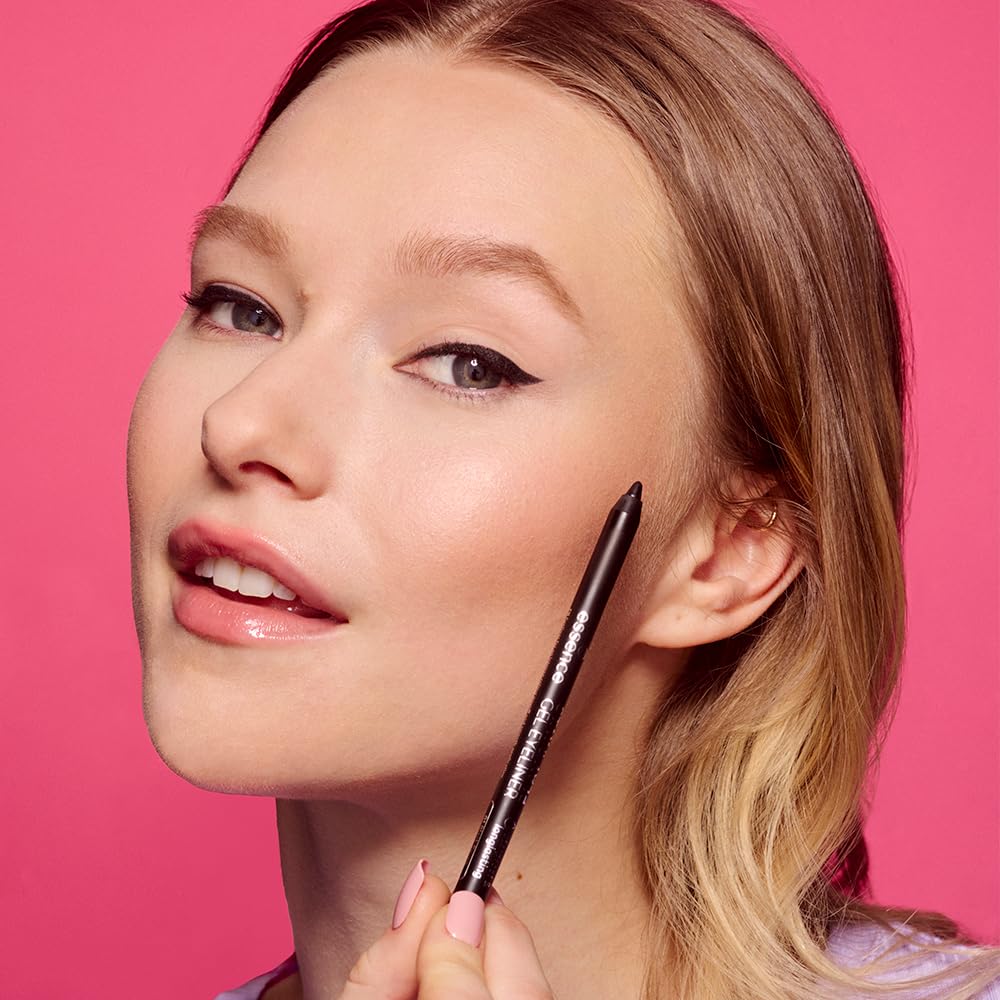 essence | Stay & Play Gel Eyeliner | Super Soft Gel-like Texture | Waterproof & Longlasting | Vegan & Cruelty Free (01 Black Raven) - Image 5