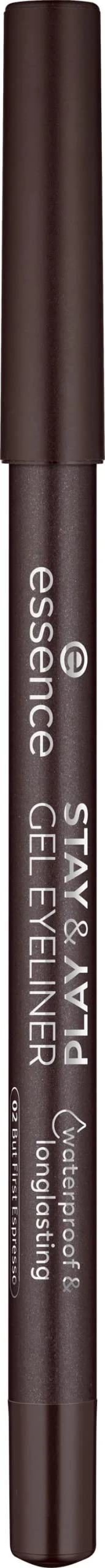 essence | Stay & Play Gel Eyeliner | Super Soft Gel-like Texture | Waterproof & Longlasting | Vegan & Cruelty Free (02 But First Espresso) - Image 9