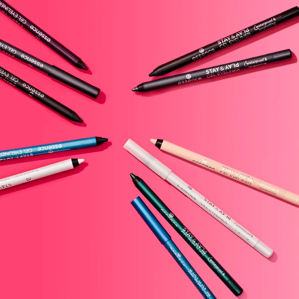 essence | Stay & Play Gel Eyeliner | Super Soft Gel-like Texture | Waterproof & Longlasting | Vegan & Cruelty Free (07 Emerald Dragon) - Image 3