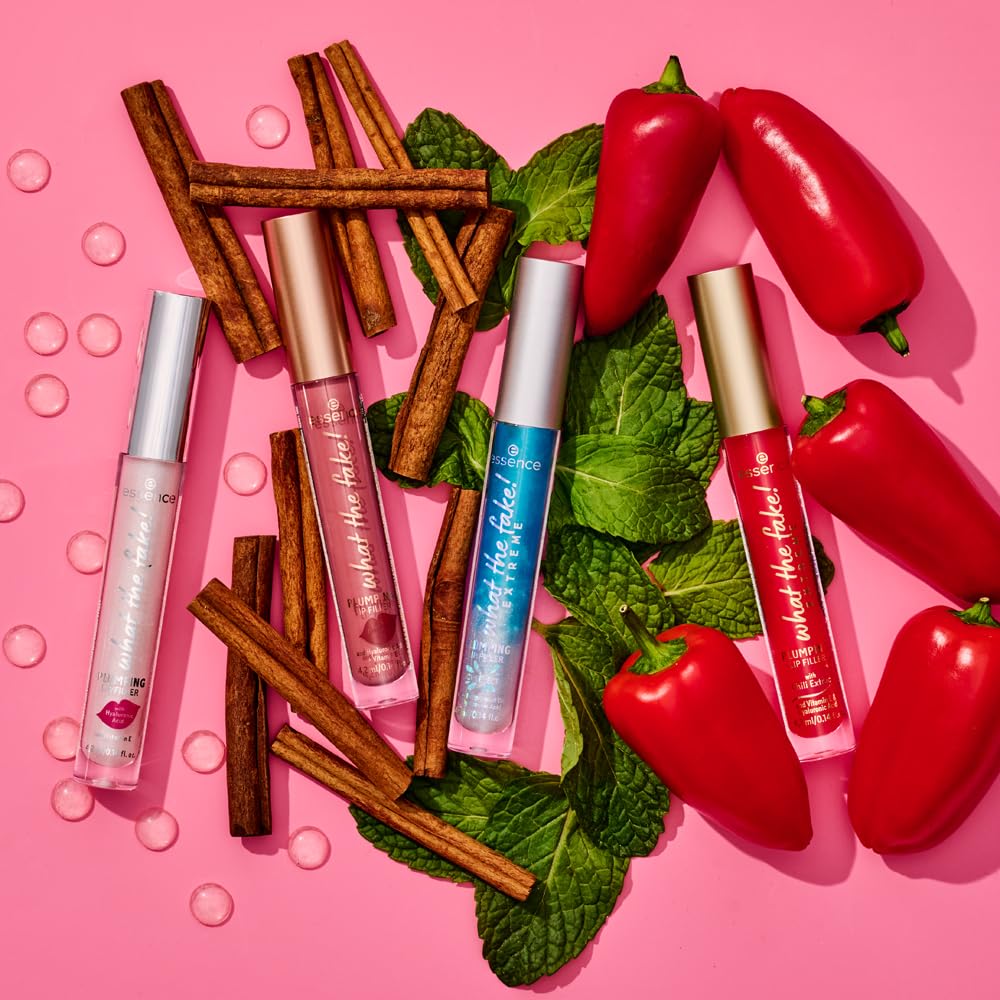essence | What the Fake! Plumping Lip Filler | Chili Oil Extract Infused for Plump Lips | pH-Reactive Tint | Vegan, Cruelty Free & Gluten Free (03 | Oh My Chili) - Image 3