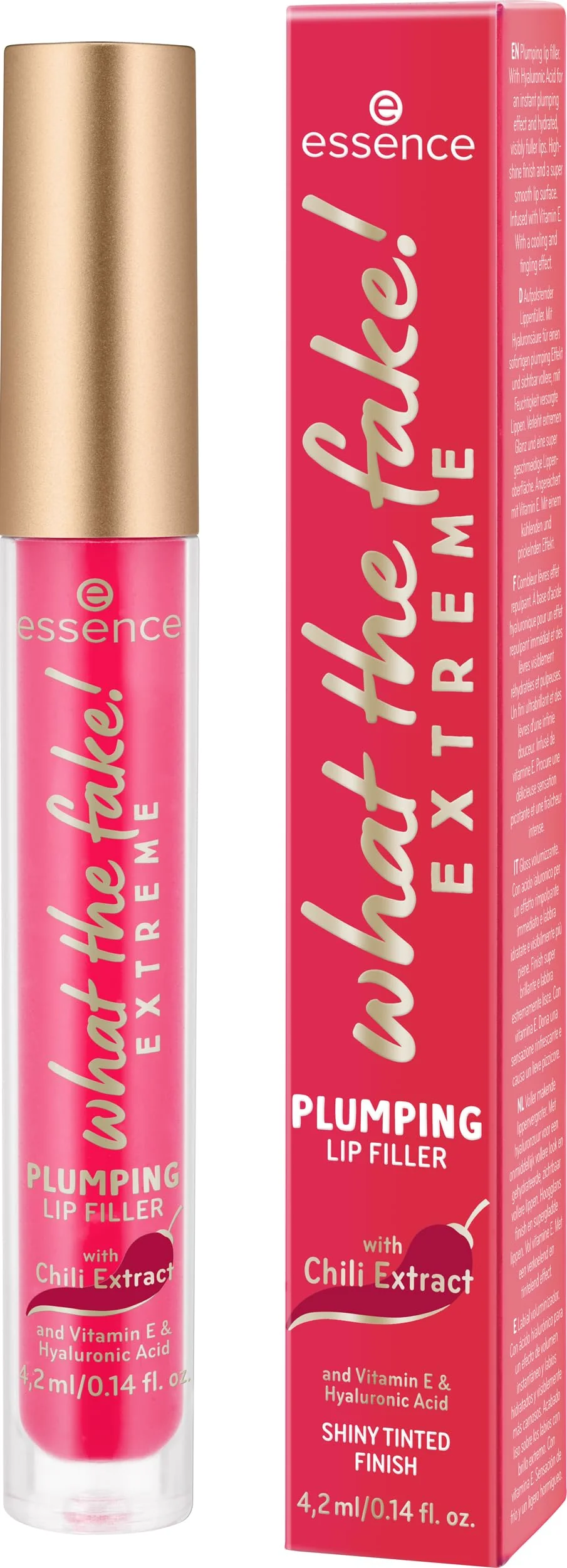 essence | What the Fake! Plumping Lip Filler | Chili Oil Extract Infused for Plump Lips | pH-Reactive Tint | Vegan, Cruelty Free & Gluten Free (03 | Oh My Chili) - Image 9