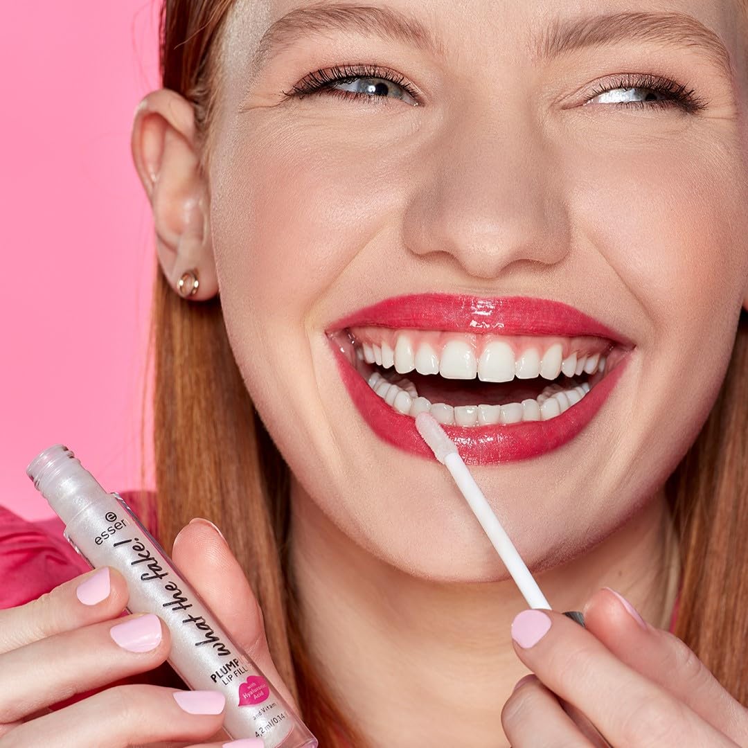essence | What the Fake! Plumping Lip Filler | Lip Gloss for Full, Voluminous Lips | Translucent Pearly Finish | Vegan & Cruelty Free, Gluten Free, Paraben Free - Image 7