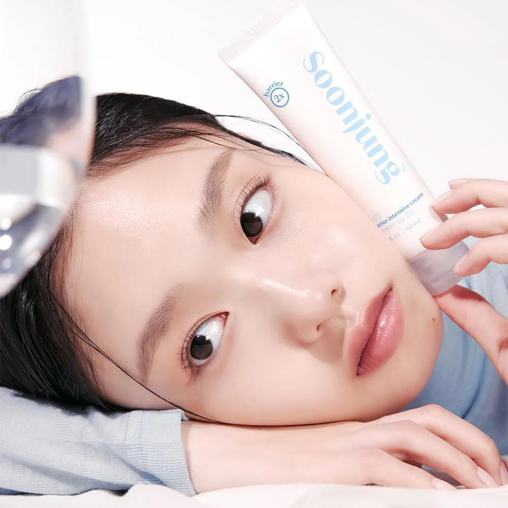 ETUDE SoonJung 2x Barrier Intensive Cream Light Texture | Vegan Korean Face Moisturizer for Sensitive Skin, Day & Night Cream, Barrier Cream with Panthenol (2.02 fl oz) - Image 6