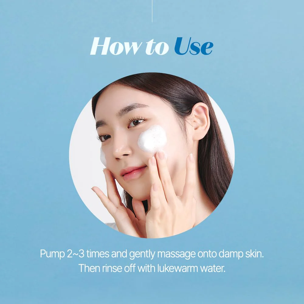 ETUDE SoonJung pH 6.5 Whip Cleanser Big Size, Mild Micro Foaming Face Wash for Sensitive Skin, Panthenol, Madecassoside for Soothing, Barrier Repair, Low pH, Vegan, Non-comedogenic 8.45 Fl Oz - Image 4