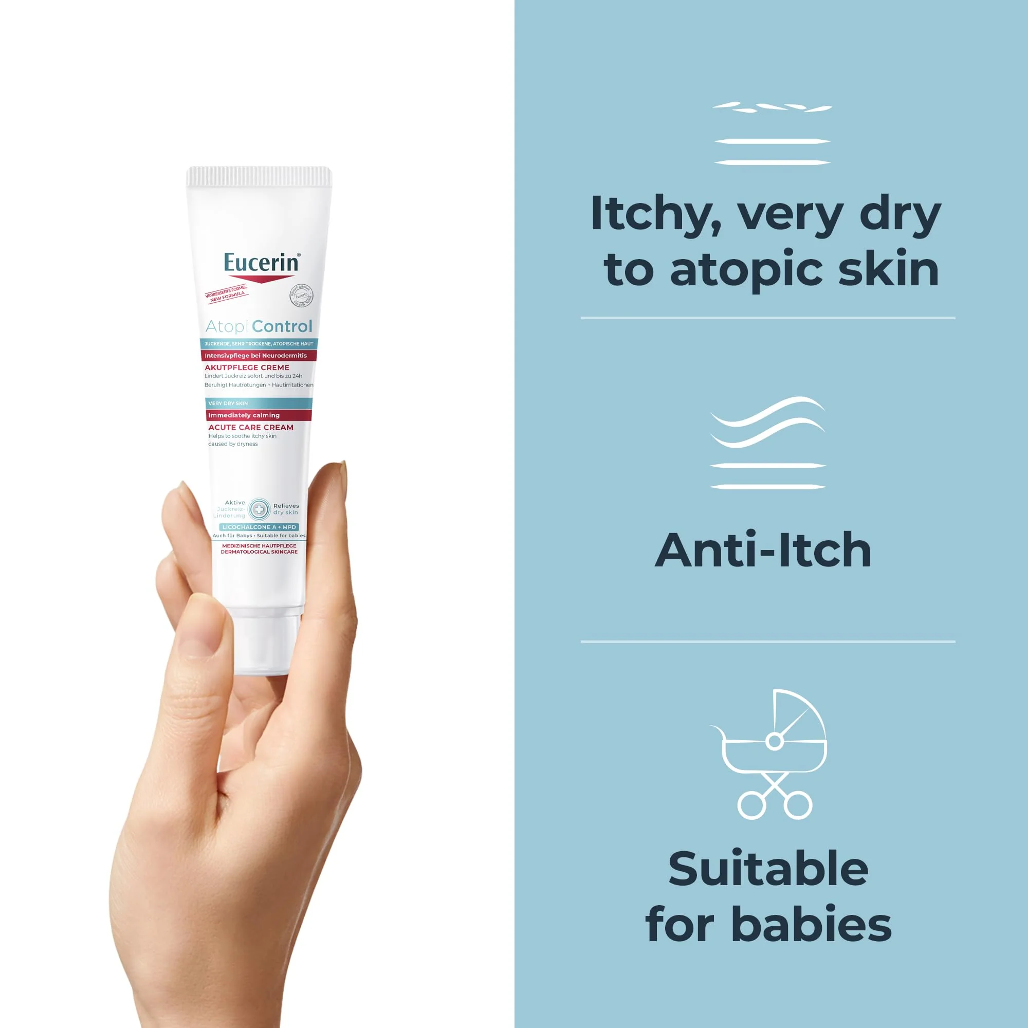 Eucerin AtopiControl Intensive Calming Cream 40ml by Eucerin - Image 8