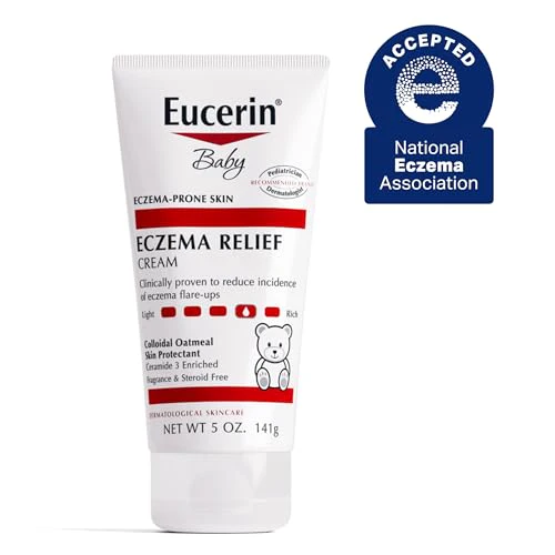 Eucerin Baby Eczema Relief Body Cream, Steroid & Fragrance Free for 3+ Months of Age, 5 oz. Tube - Image 9