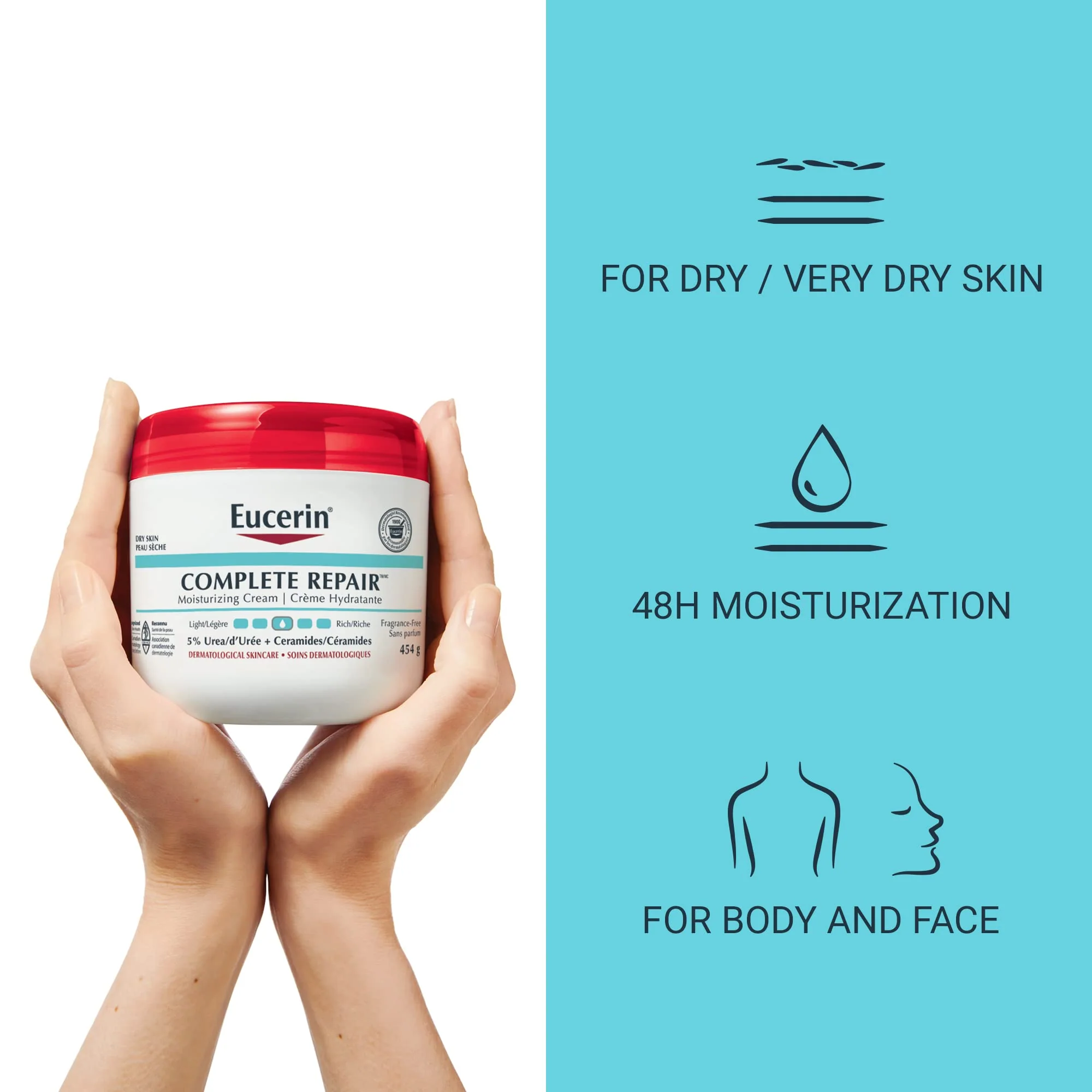 Eucerin Complete Repair Cream, 454 g - Image 10