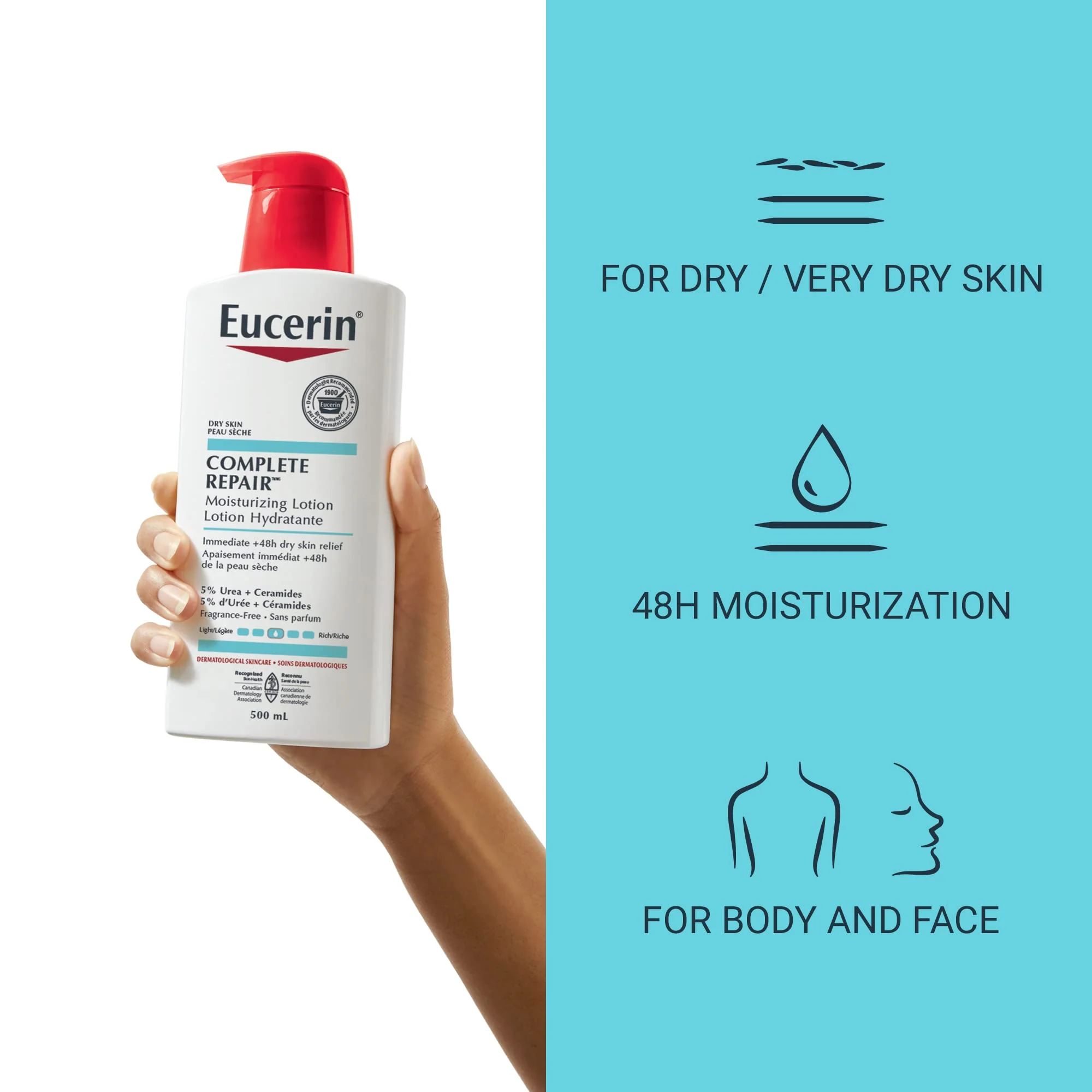 Eucerin Complete Repair Lotion 500 mL - Image 10