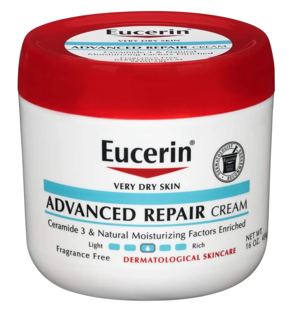 Eucerin Creme Advanced Repair 16 Ounce Jar (473ml) (3 Pack) - Image 2