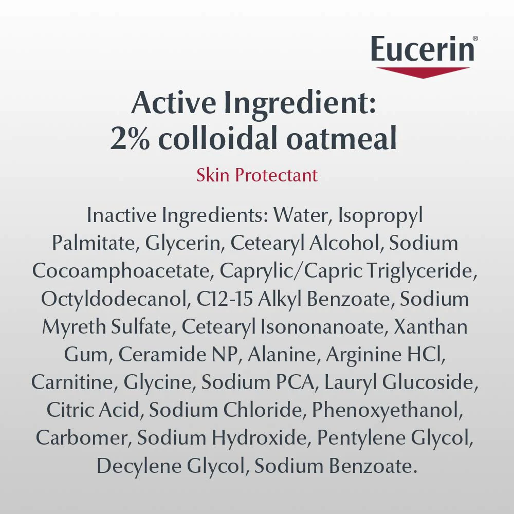 Eucerin Eczema Relief Cream Body Wash, Eczema Body Wash with Colloidal Oatmeal, Ceramide-3 and Licorice Root Extract, 13.5 Fl Oz Bottle - Image 3