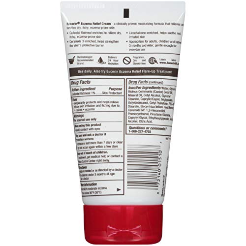 Eucerin Eczema Relief Cream - Full Body Daily Lotion for Eczema-Prone Skin - 5 oz. Tube - Image 13