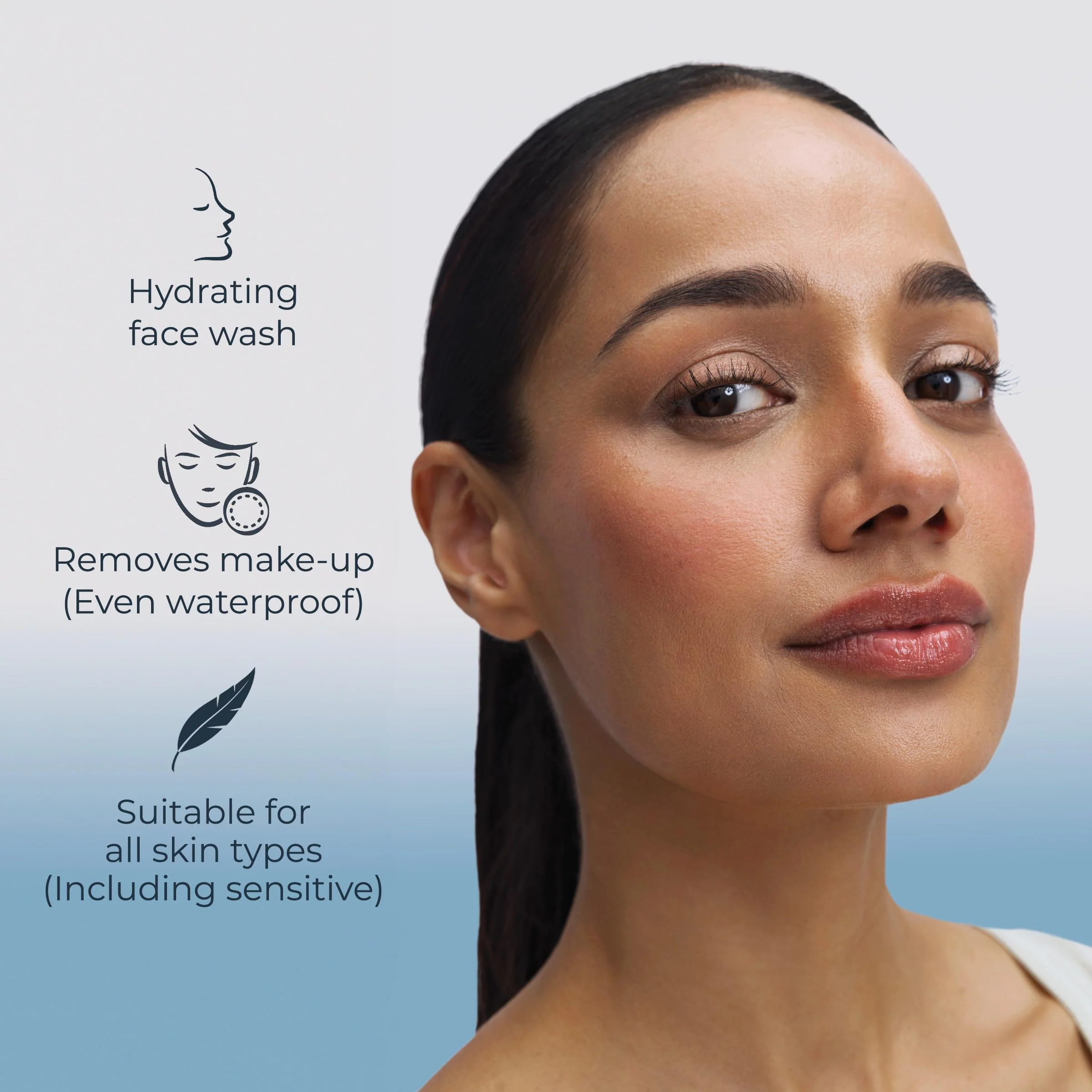 Eucerin Face Gentle Cleansing Hydrating Micellar Water with Hyaluronic Acid, Face Cleanser and Makeup Remover, Fragrance Free and Non-Drying for All Skin Types, 13.5 Fl Oz Bottle - Image 11