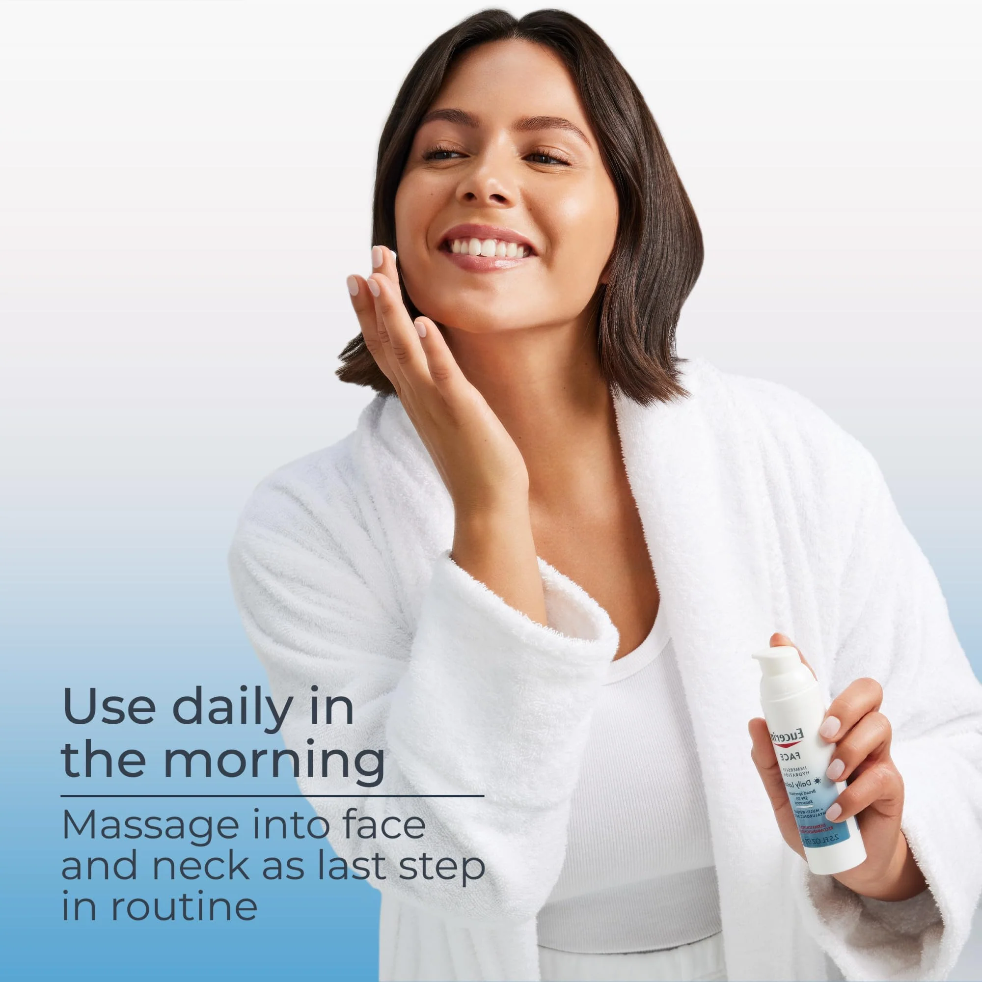 Eucerin Face Immersive Hydration Daily Face Lotion Broad Spectrum SPF 30 Sunscreen, Daily Moisturizer with Hyaluronic Acid Smooths Fine Lines and Wrinkles, 2.5 Fl Oz Bottle - Image 10