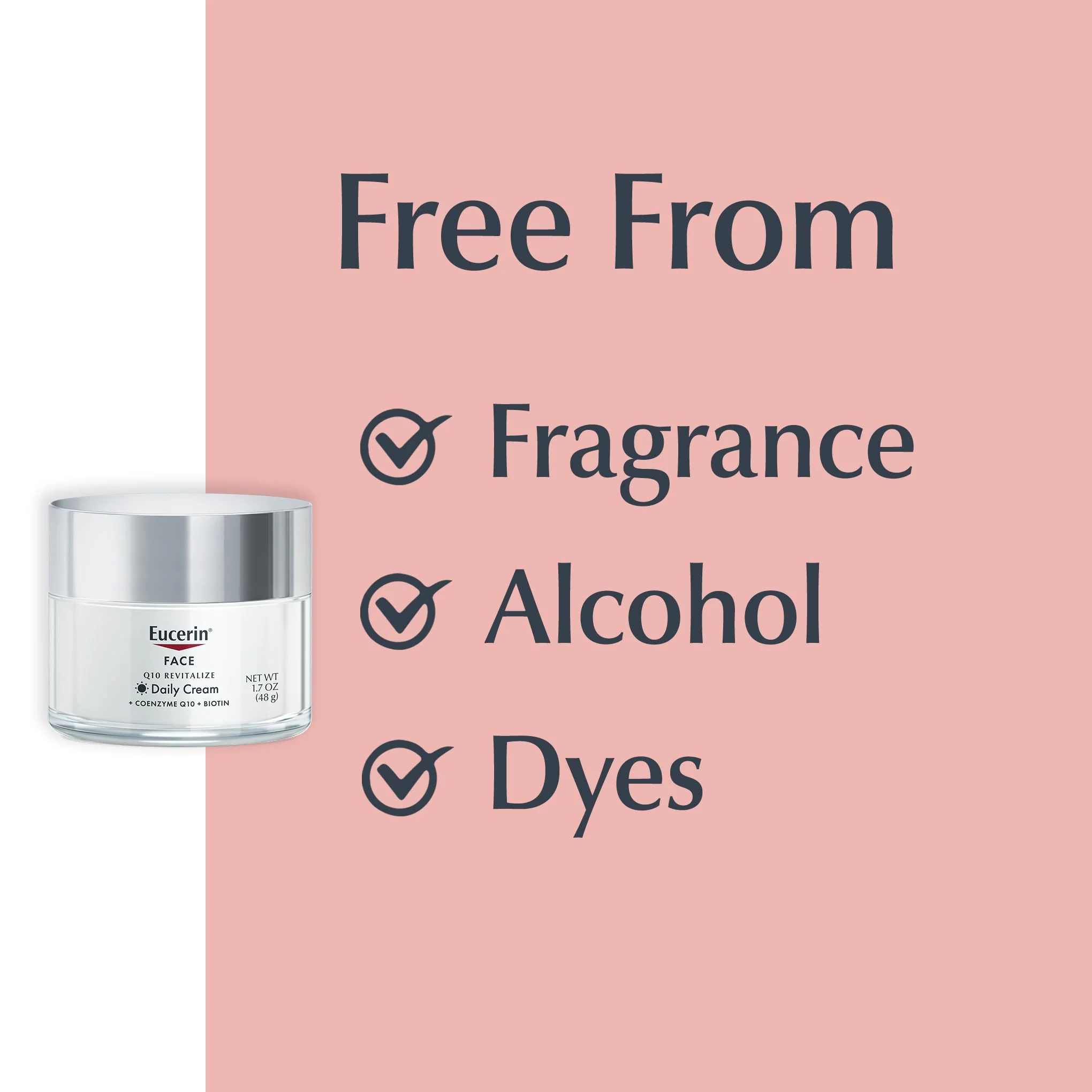 Eucerin Q10 Anti-Wrinkle Face Cream, Unscented Face Cream for Sensitive Skin, 1.7 Oz Jar - Image 14