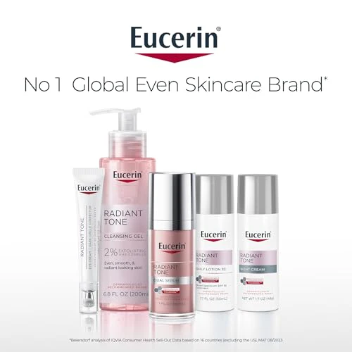 Eucerin Radiant Tone Dual Serum Dark Spot Corrector, Dark Spot Serum with Thiamidol and Hyaluronic Acid, Helps Visibly Reduce the Look of Persistent Dark Spots, 1 Fl Oz Bottle - Image 5