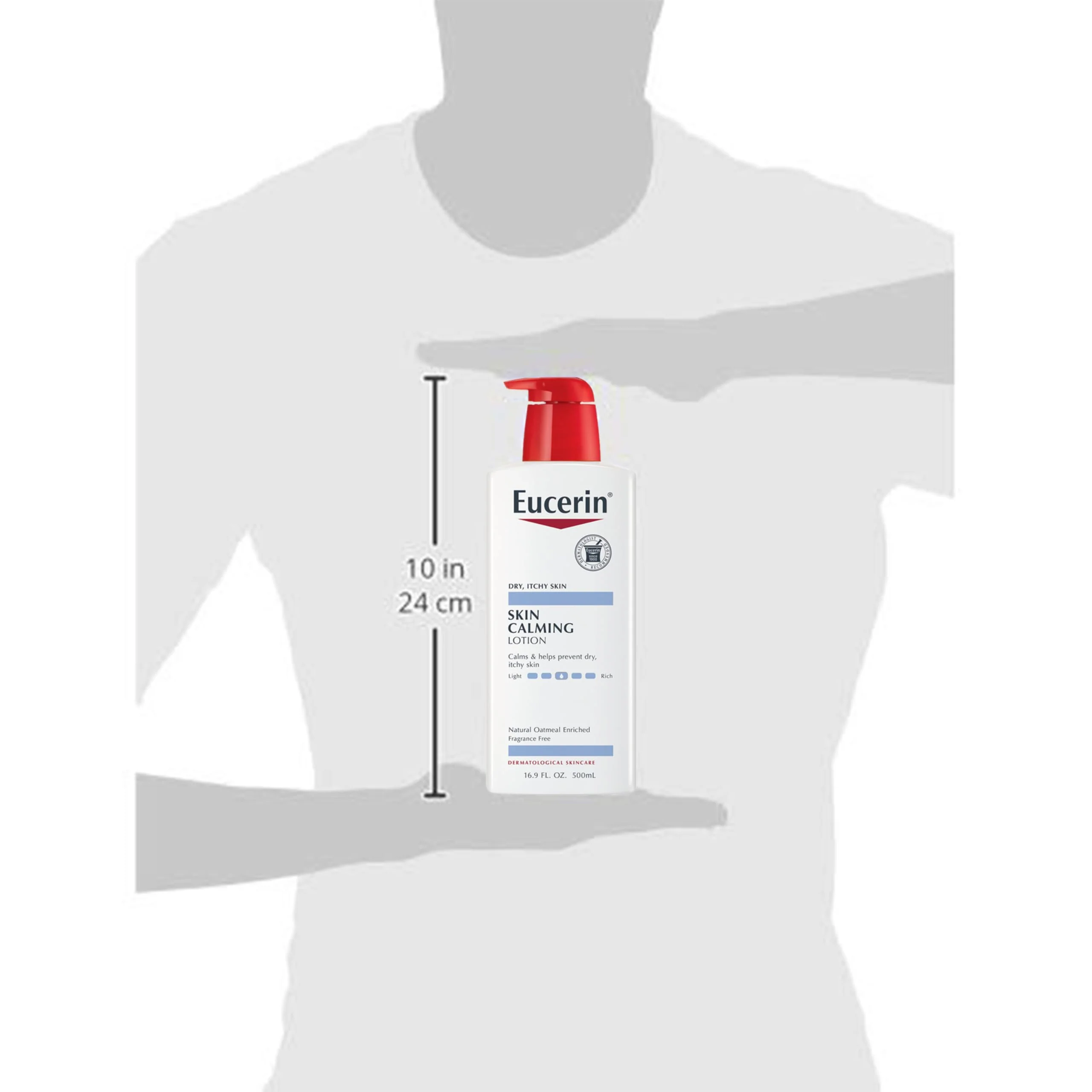 Eucerin Skin Calming Body Lotion, Natural Oatmeal Enriched Body Lotion for Dry, Itchy Skin, 16.9 fl. oz. Bottle - Image 5