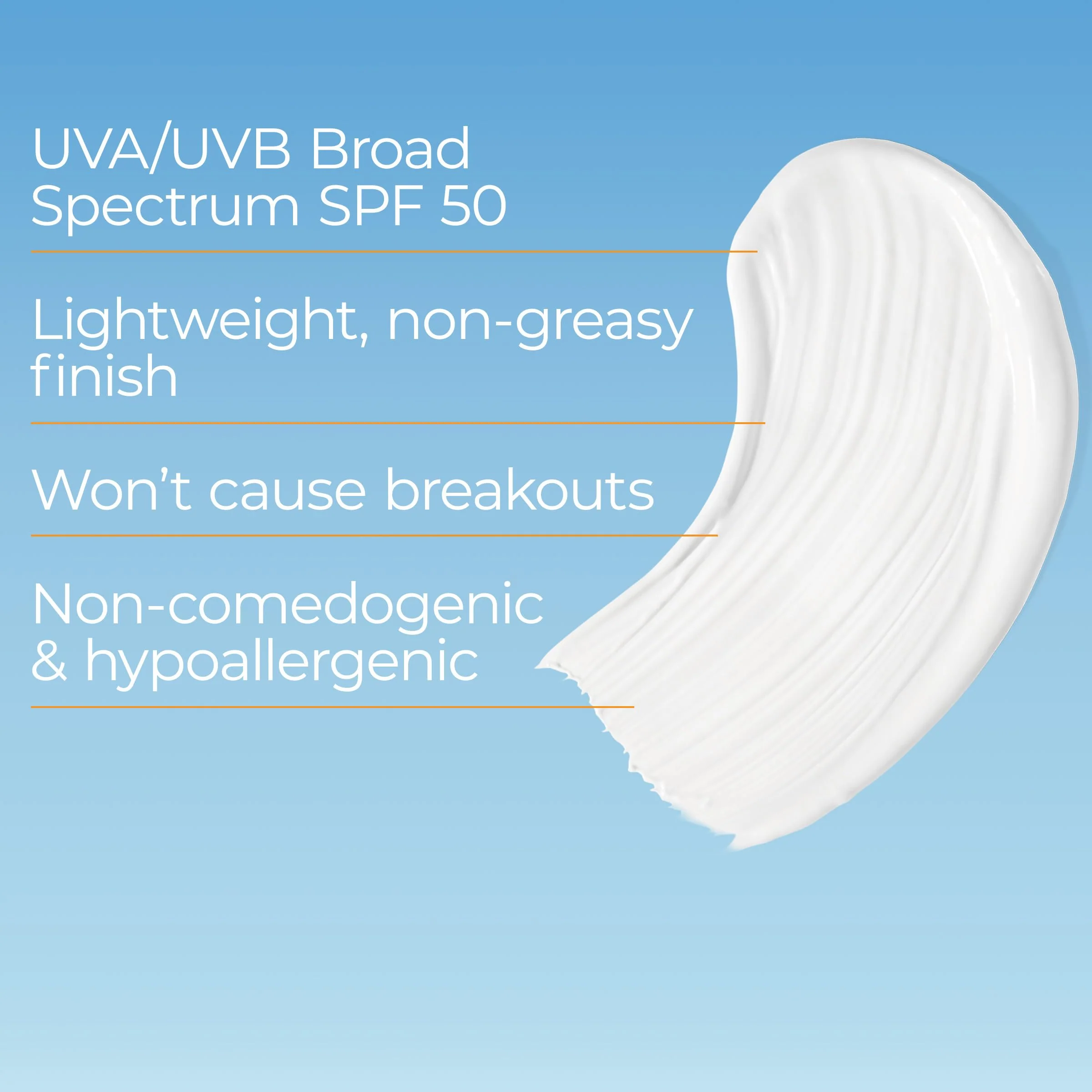 Eucerin Sun Clear Skin Face Sunscreen Lotion SPF 50 for Acne Prone and Oily Skin, Lightweight Sunscreen with Oil-Absorbing Minerals, Won't Cause Breakouts, Hypoallergenic, 2.5 Fl Oz Bottle - Image 8