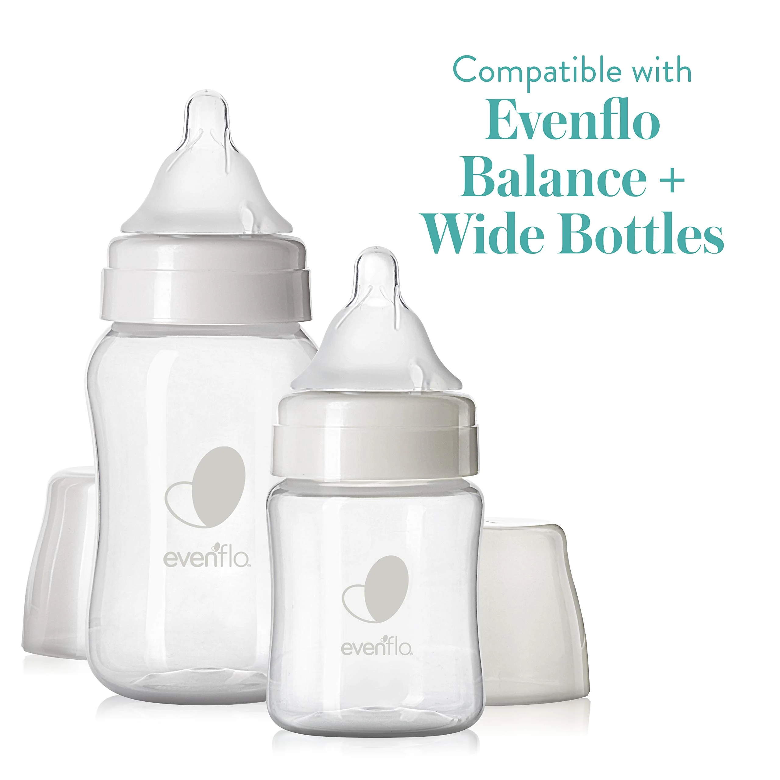 Evenflo Feeding Balance + Wide Neck BPA-Free Silicone Medium Flow Baby Bottle Nipple - 3 Months+, 6ct - Image 7
