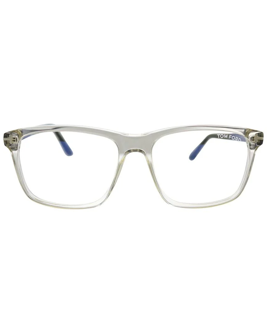 Eyeglasses Tom Ford FT 5479 -B 020 grey/other, Transp. Grey W. Grey Striped Blue Horn Temples/ Bl, 56/16/145 - Image 2