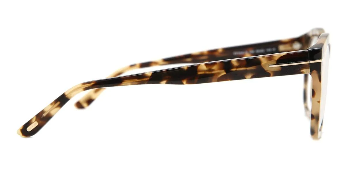 Eyeglasses Tom Ford FT 5542 -B 056 Shiny Vintage Havana, Rose Gold"t" Logo/B - Image 3