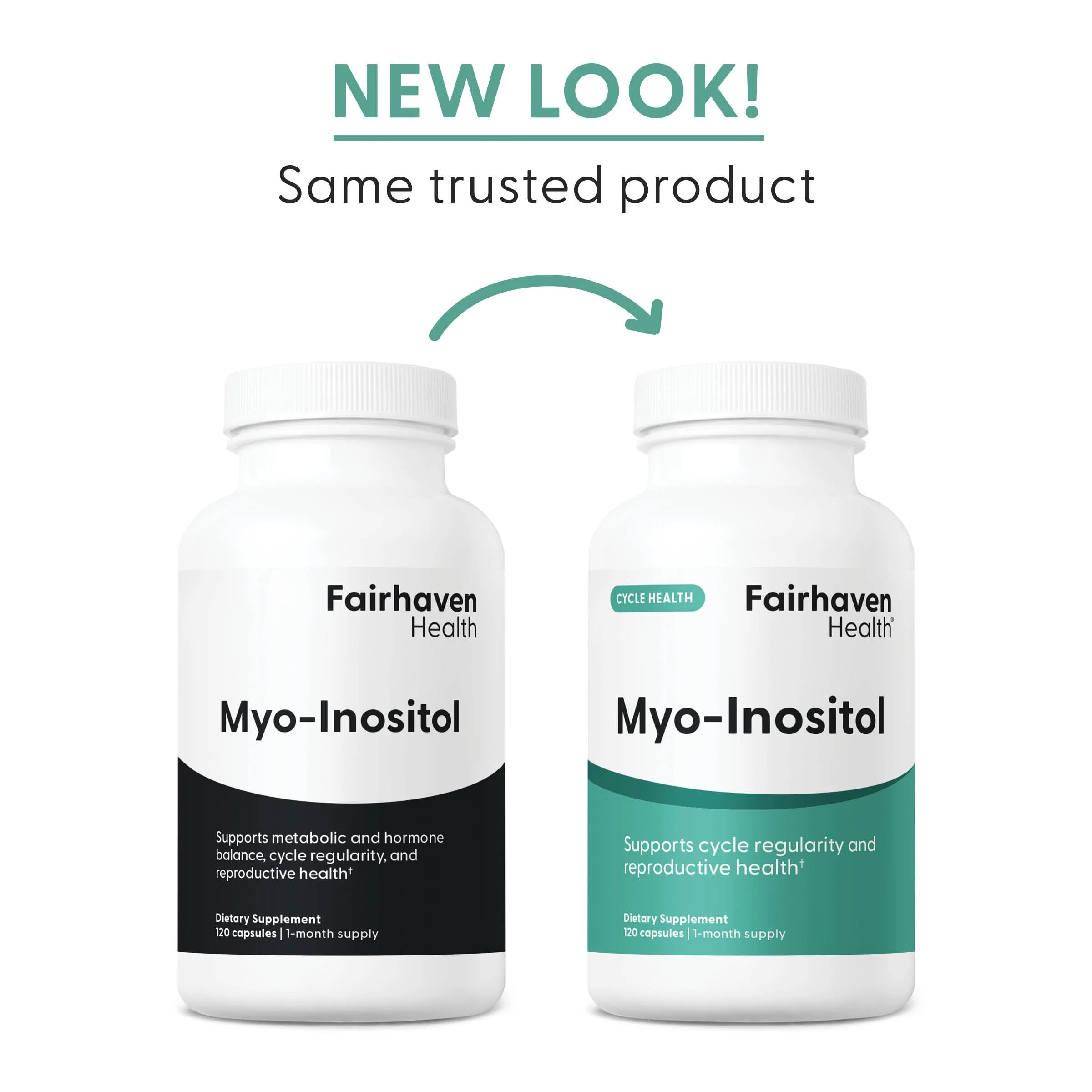 Fairhaven Health Myo-Inositol Supplement for Women and Men | Vitamin B8 2000mg | Vegan Inositol Powder Capsules | Gluten, Dairy and Soy Free | 120 Inositol Capsules - Image 2