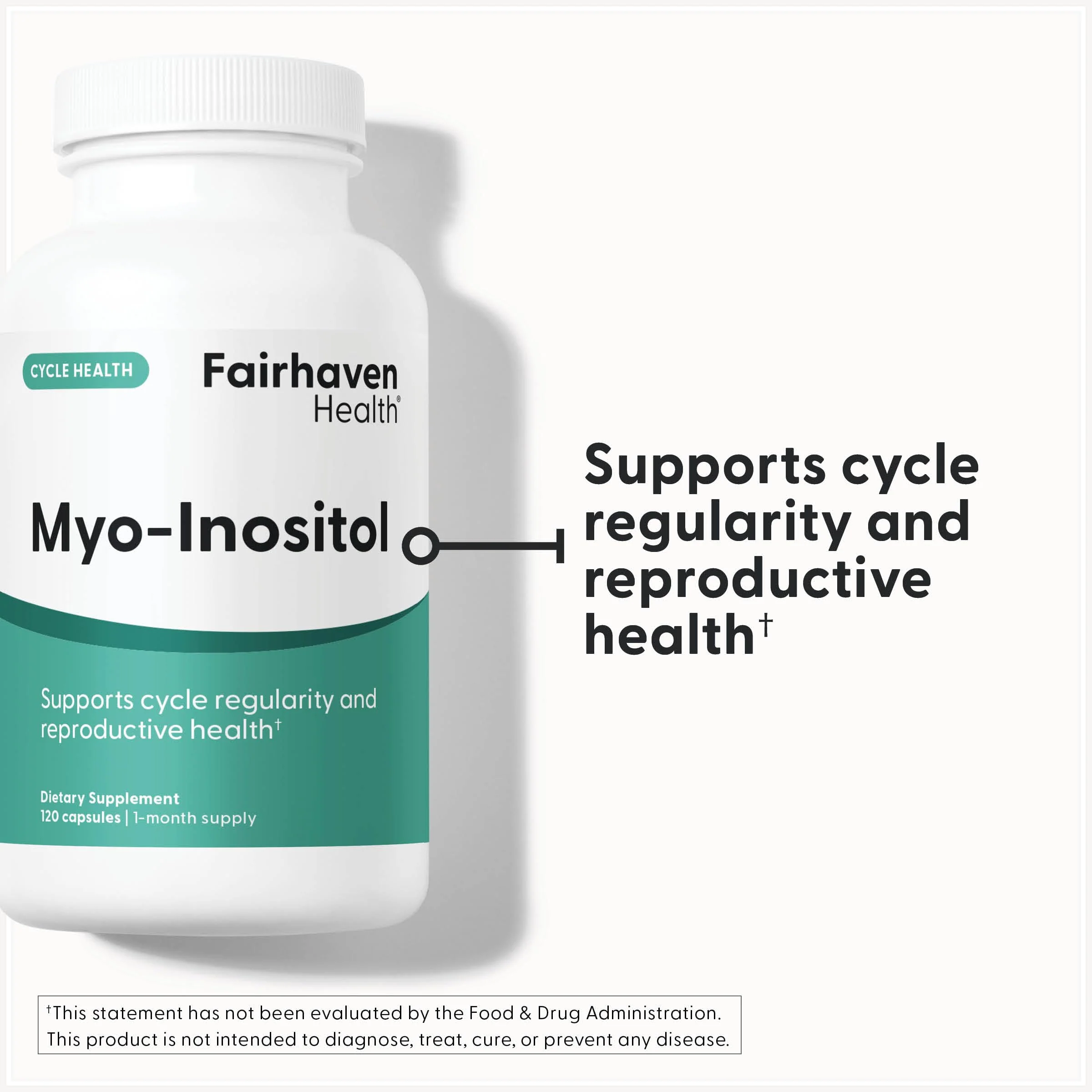Fairhaven Health Myo-Inositol Supplement for Women and Men | Vitamin B8 2000mg | Vegan Inositol Powder Capsules | Gluten, Dairy and Soy Free | 120 Inositol Capsules - Image 8
