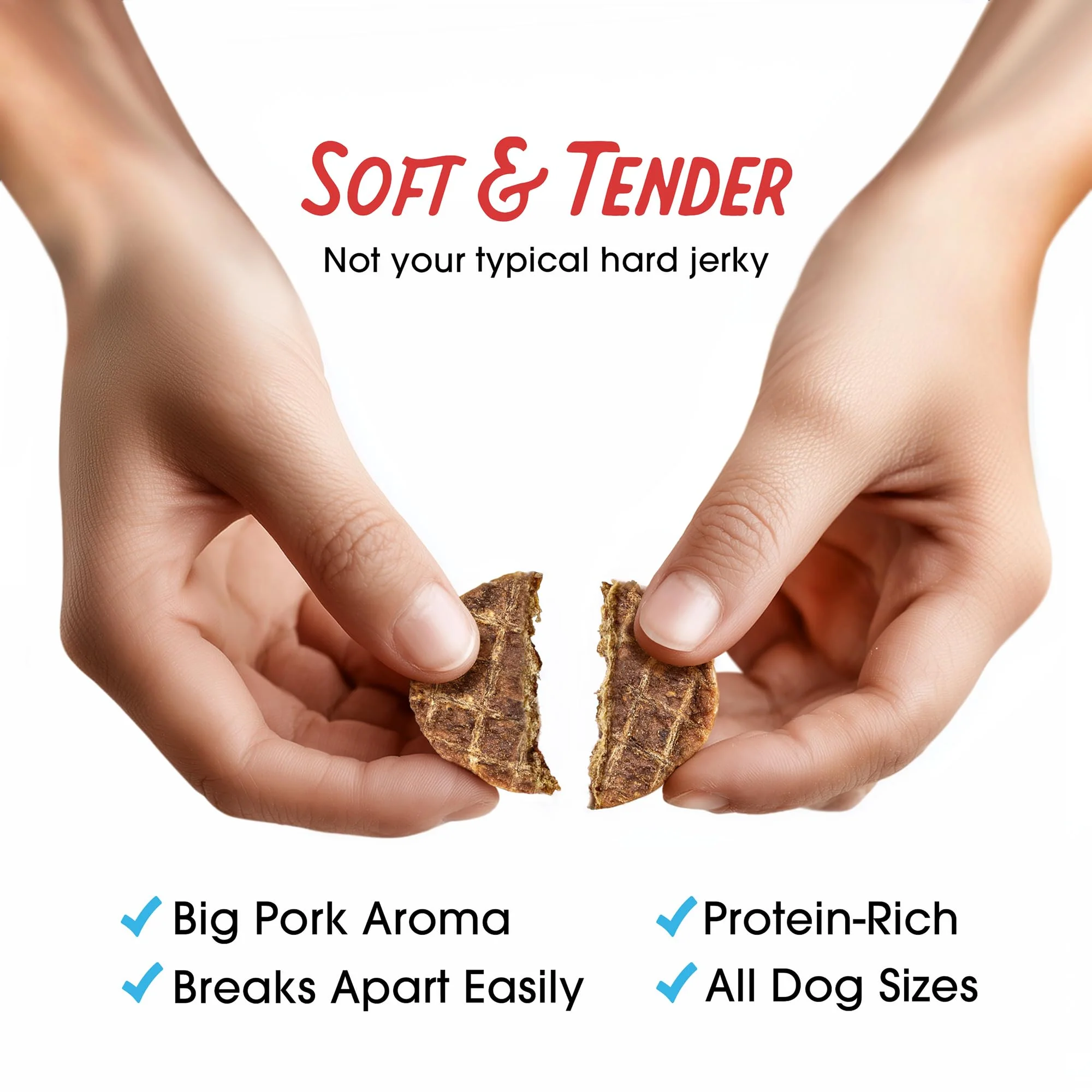 Farmland Traditions New Filler Free Dogs Love Pork Premium Jerky Treats for Dogs (13.5 oz.) - Image 4