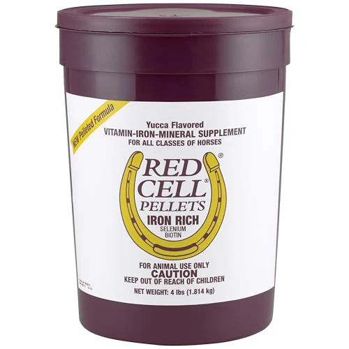 Farnam Horse Health Red Cell Pellets, Vitamin-Iron-Mineral Supplement for Horses, Helps Fill Important Nutritional Gaps in Horse's Diet, 4 lbs., 64-Day Supply - Image 2