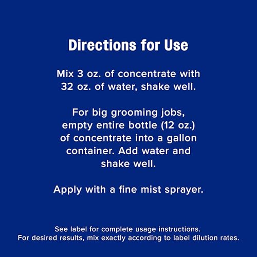 Farnam Laser Sheen Dazzling Shine and Detangler Concentrate for Horses, Repels Dirt and Stains, Makes 1 Gallon of Spray, 12 fluid ounces - Image 5