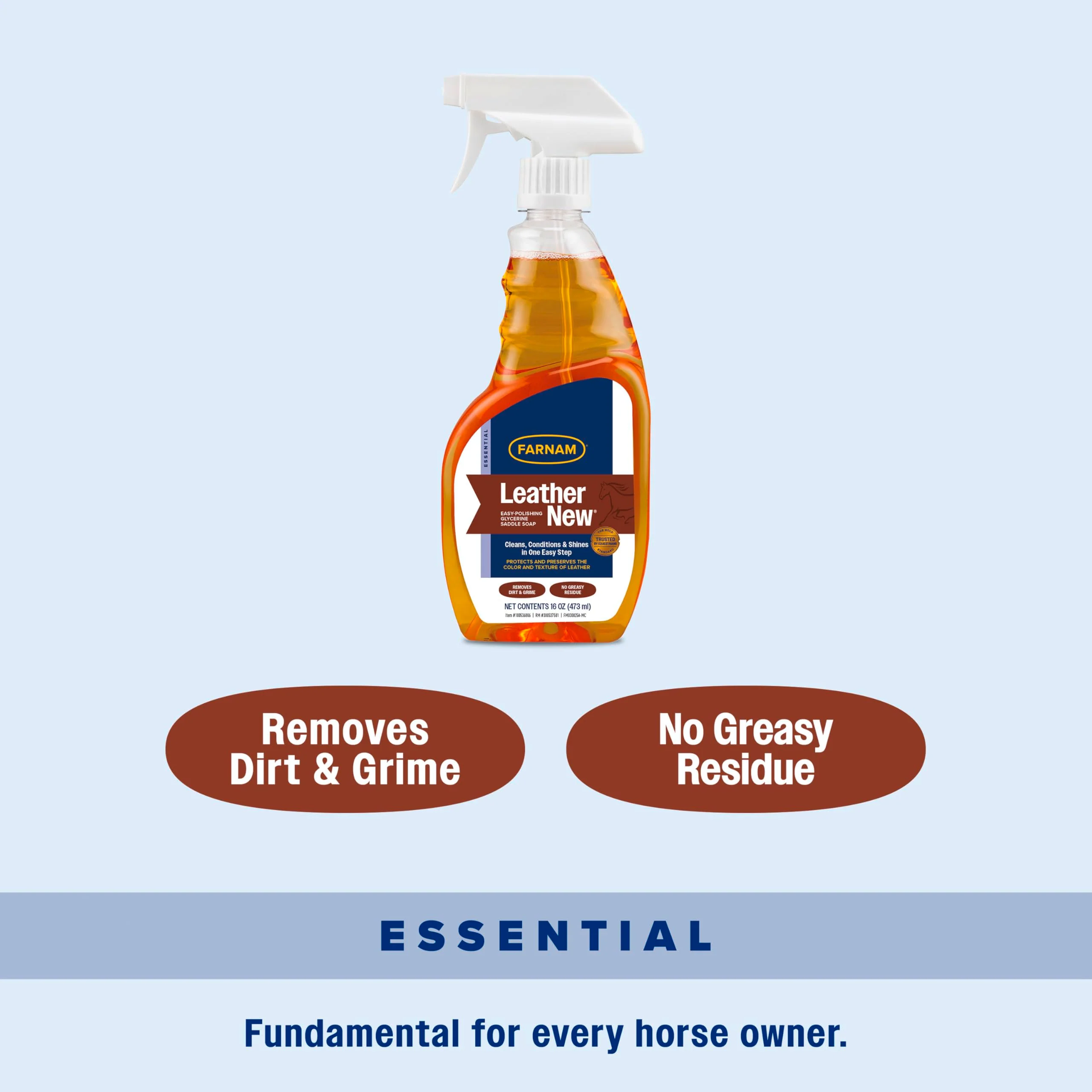 Farnam Leather New Easy-Polishing Glycerine Saddle Soap and Leather Cleaner, 16 oz - Image 7