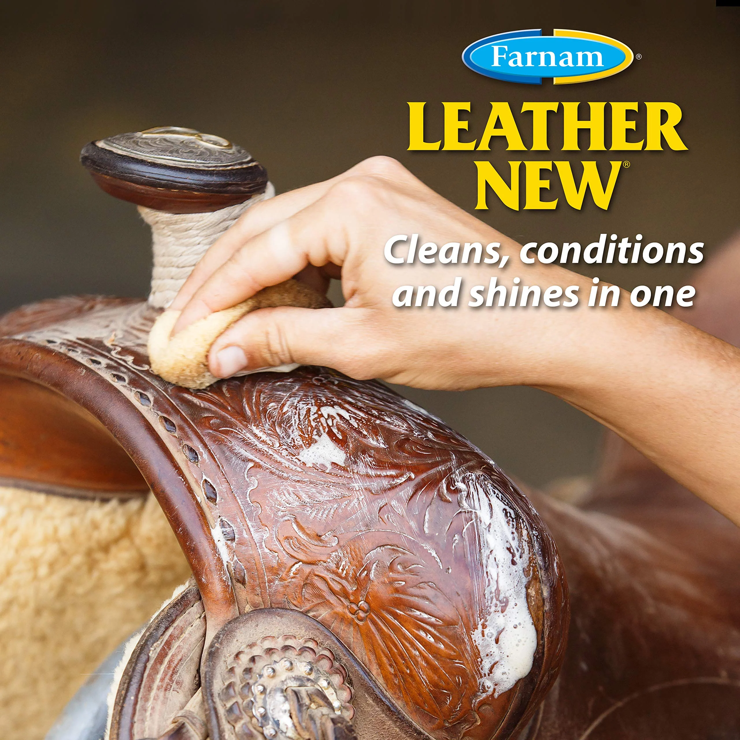 Farnam Leather New Foam Easy Polishing Saddle Soap Foam 7 Ounces - Image 3