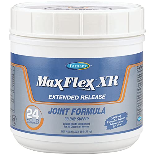 Farnam MaxFlex XR Extended Release Joint Supplement for Horses, Provides a continuous supply of joint health ingredients for 24 hours, 0.9375 pound, 30 Day Supply - Image 2