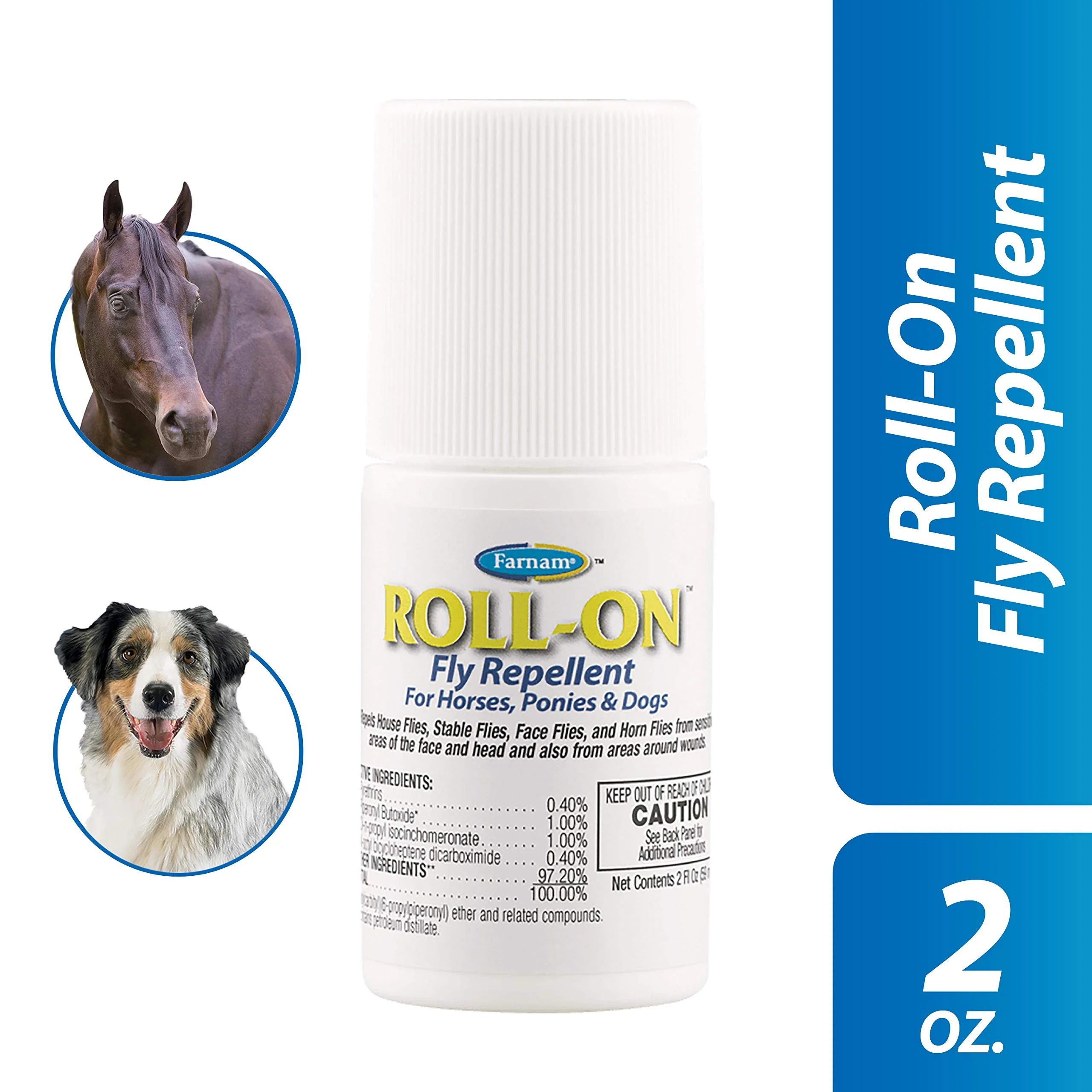 Farnam Roll-On Fly Repellent for Horses, Ponies and Dogs 2 Ounces - Image 4