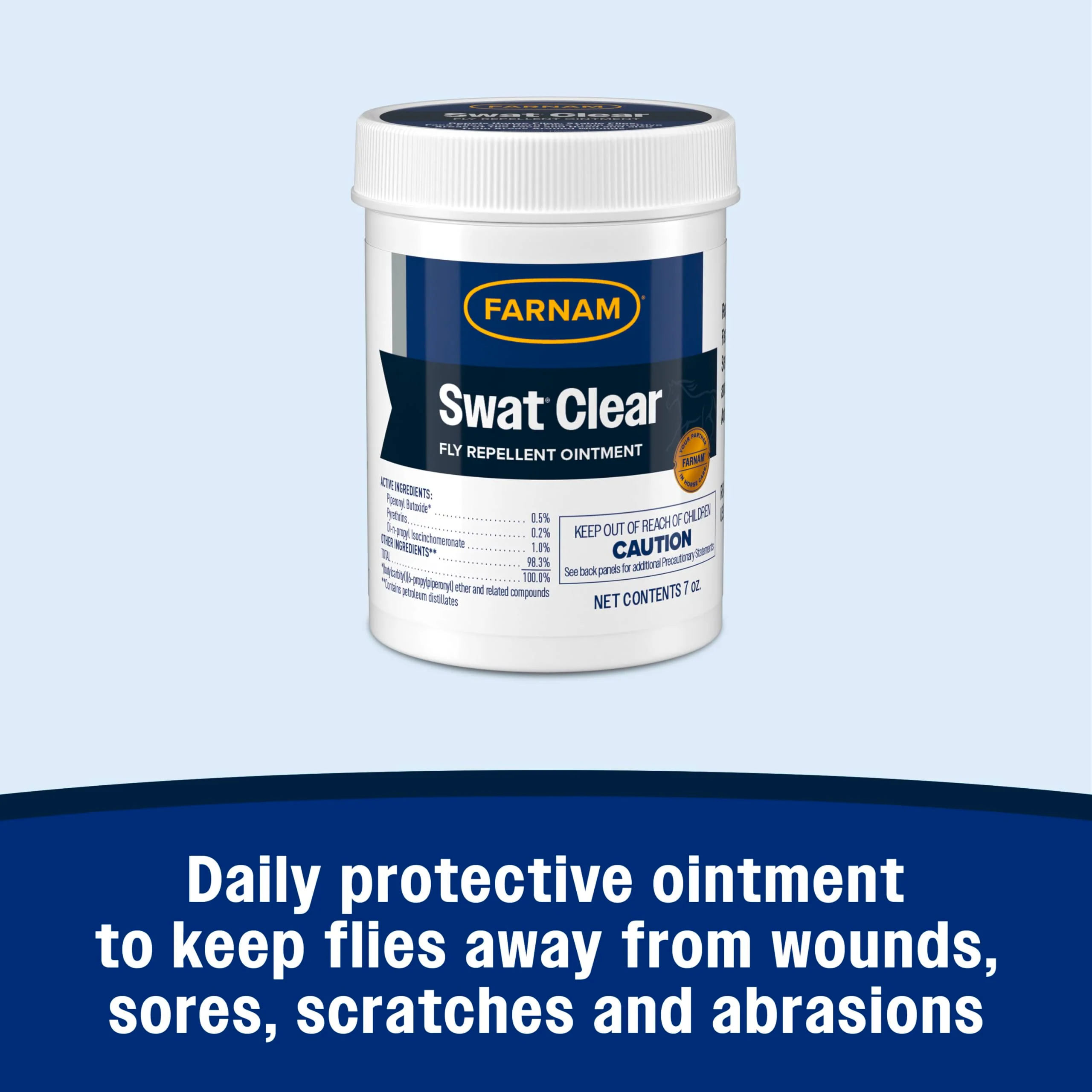 Farnam Swat Fly Repellent Ointment for Wounds, Sores, Scratches and Abrasions, 7 oz - Image 13