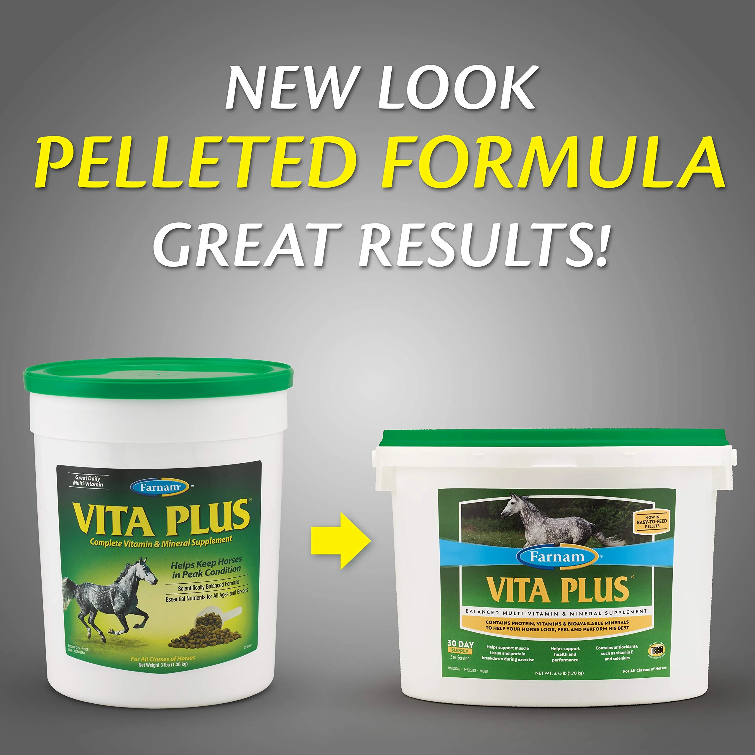 Farnam Vita Plus Balanced Multi-Vitamin & Mineral horse Supplement, Provides balanced nutrition to support overall health and performance, 7.5 pounds, 60 day supply - Image 3