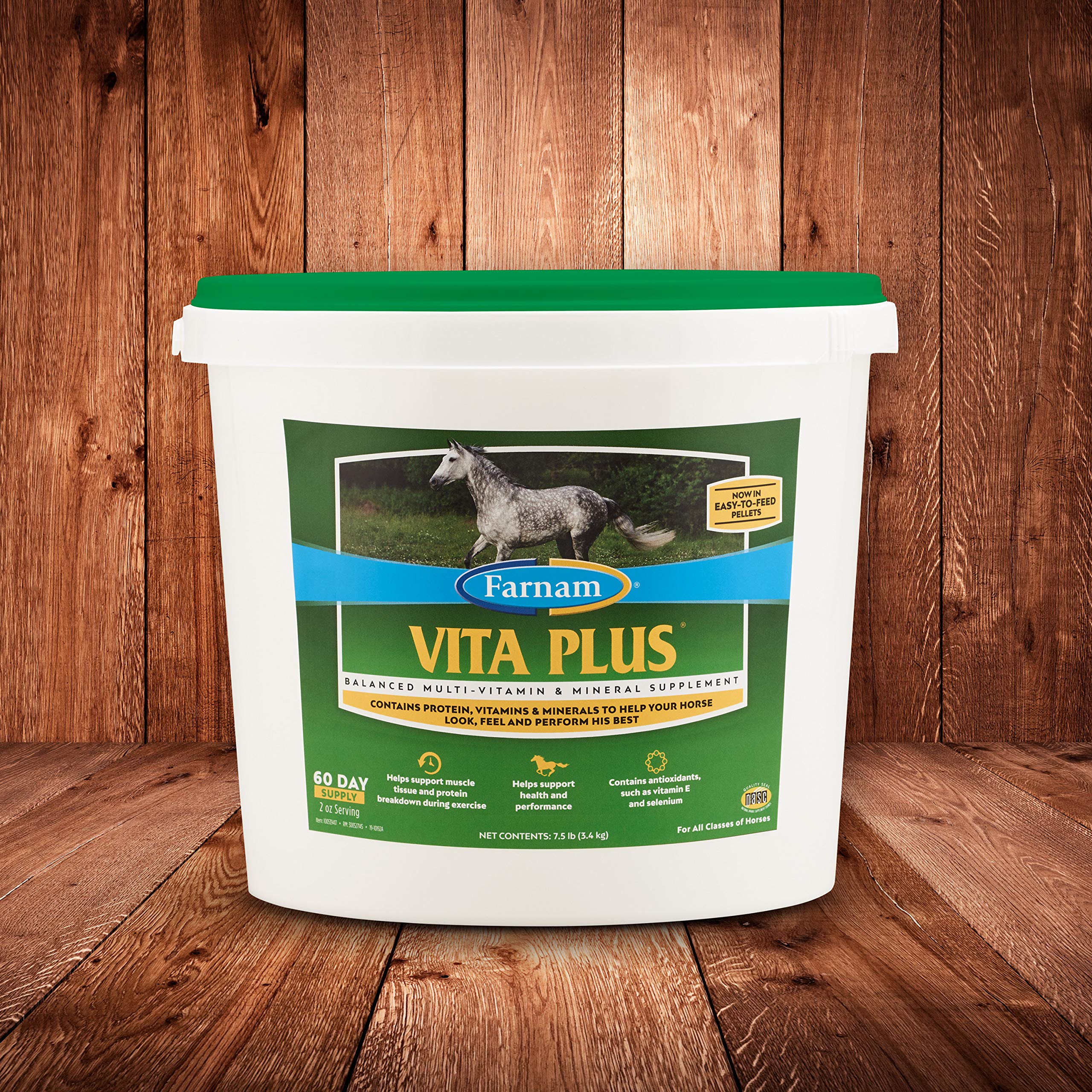 Farnam Vita Plus Balanced Multi-Vitamin & Mineral horse Supplement, Provides balanced nutrition to support overall health and performance, 7.5 pounds, 60 day supply - Image 8