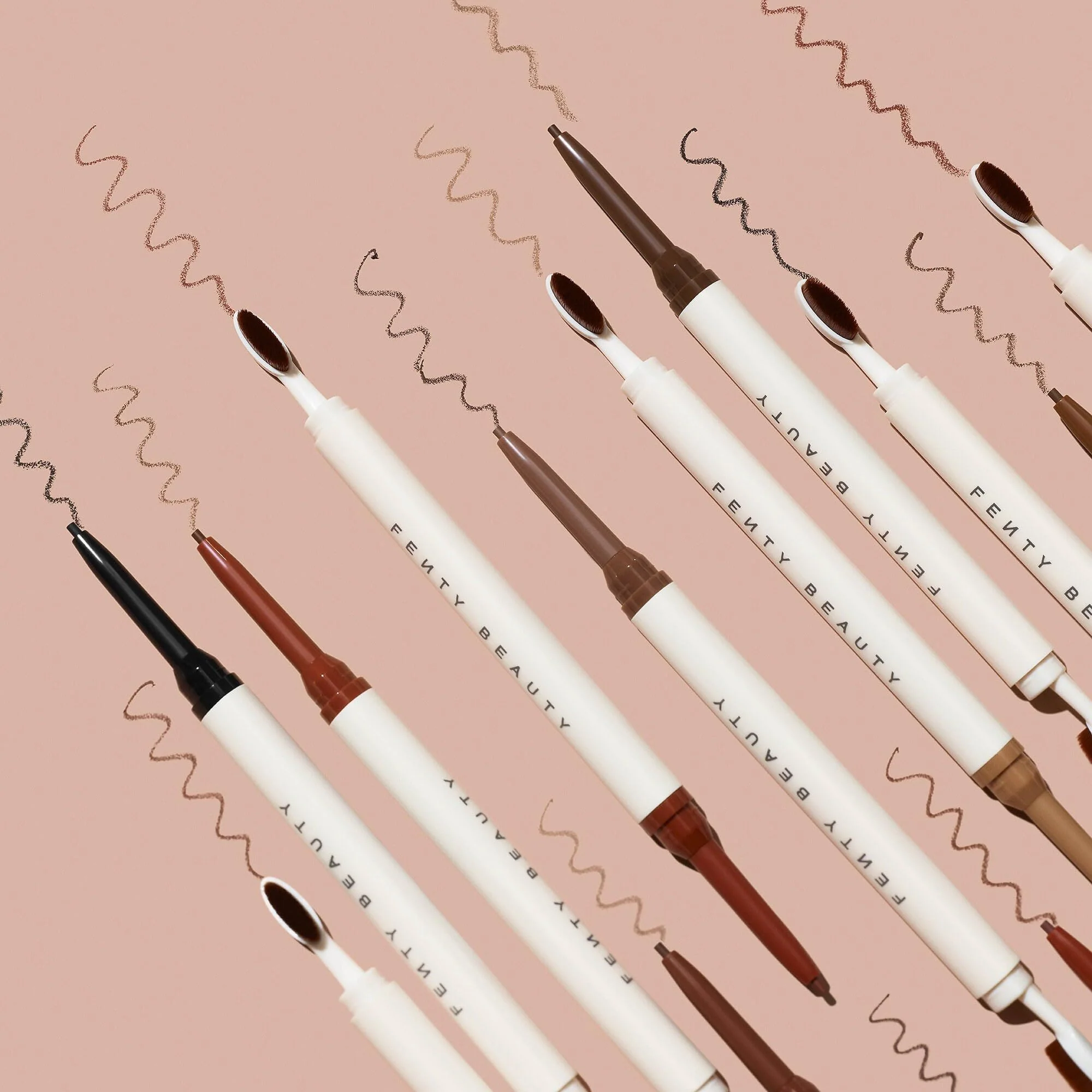 Fenty Beauty by Rihanna Brow MVP Ultra Fine Brow Pencil & Styler Ash Brown - Image 4