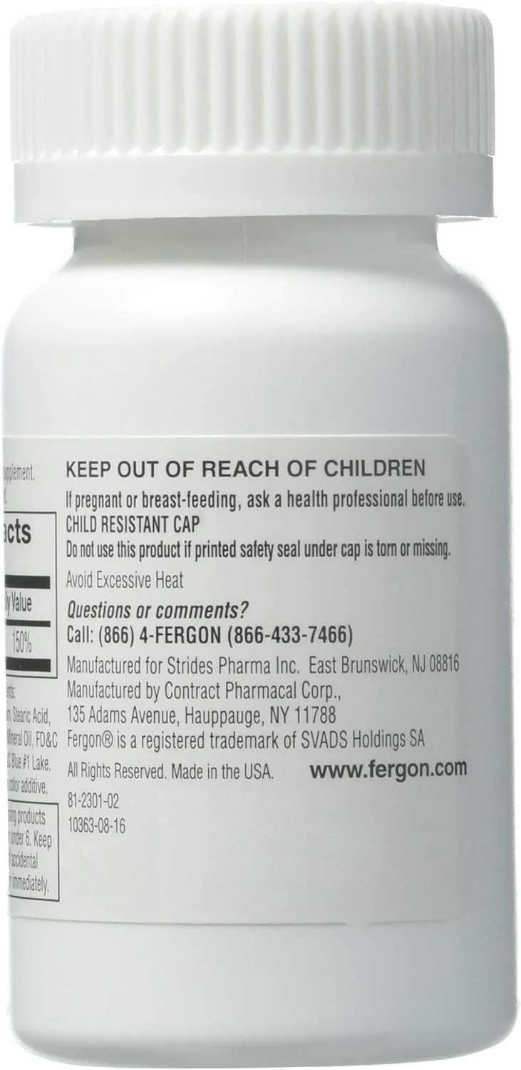 Fergon High Potency Iron Supplement, 100 Count - Image 2