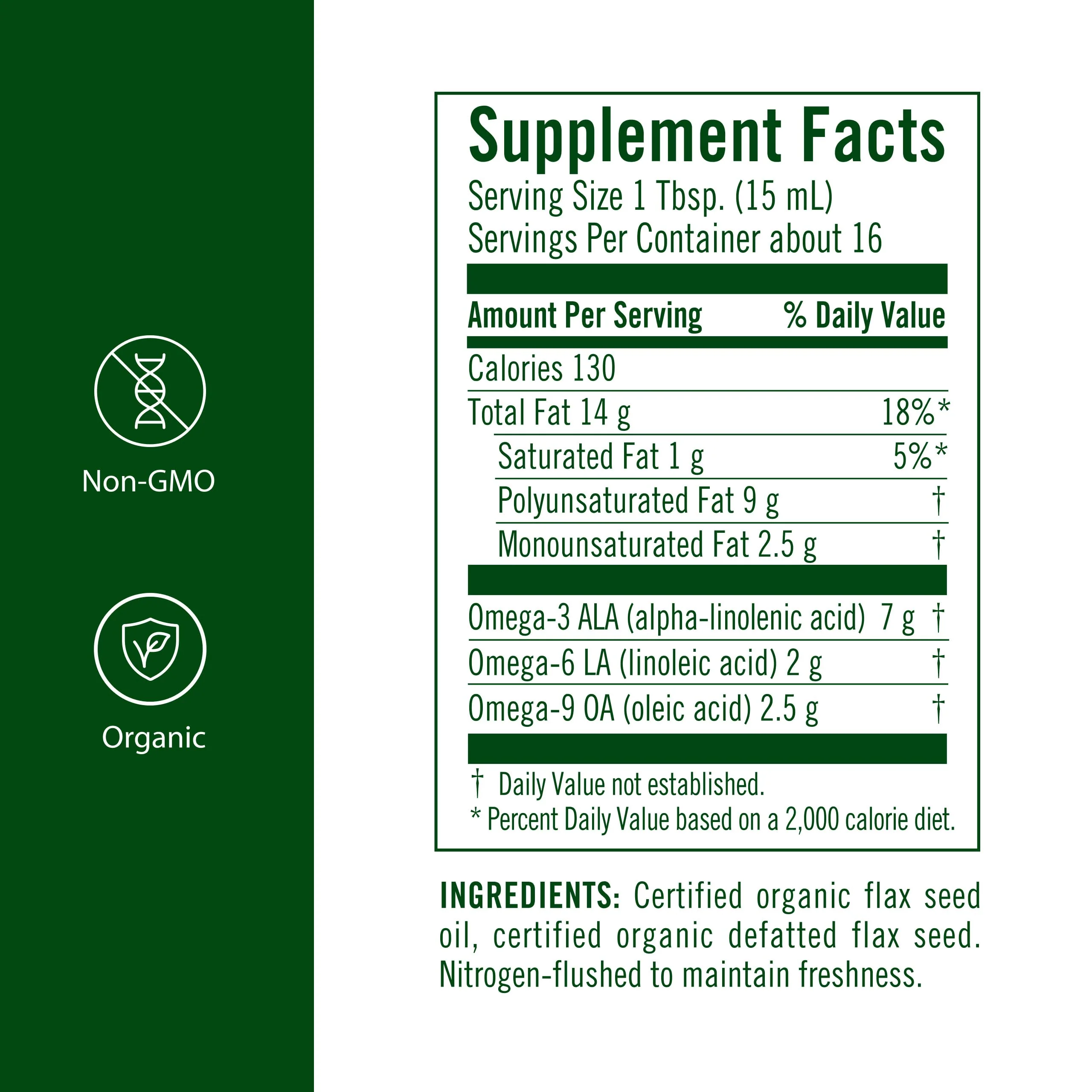 Flora - High Lignan Flax Oil - Provides Benefits of Essential Fatty Acids (EFAs) with Lignans - Contains Omega-3, 6 & 9 - Organic, Non-GMO & Gluten-Free - Keep Chilled - 8.5 fl. oz. Glass Bottle - Image 7