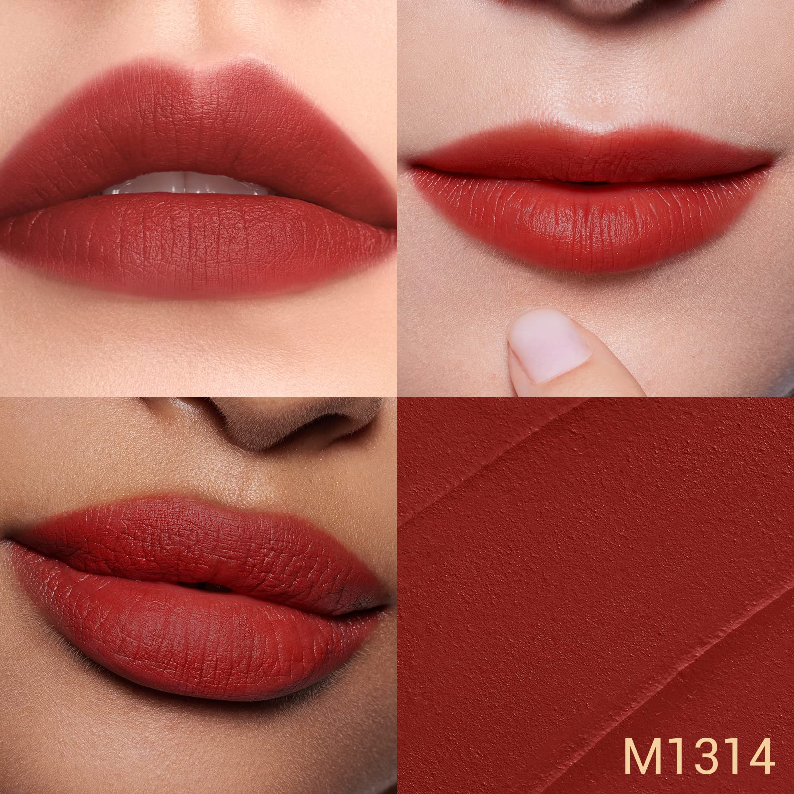 FLORASIS Blooming Rouge Love Lock Lipstick Long-Lasting Sculpting Lipstick Misty Matte Finish Lightweight Nourishing for Everyday Use (M1314 Together Forever) - Image 8