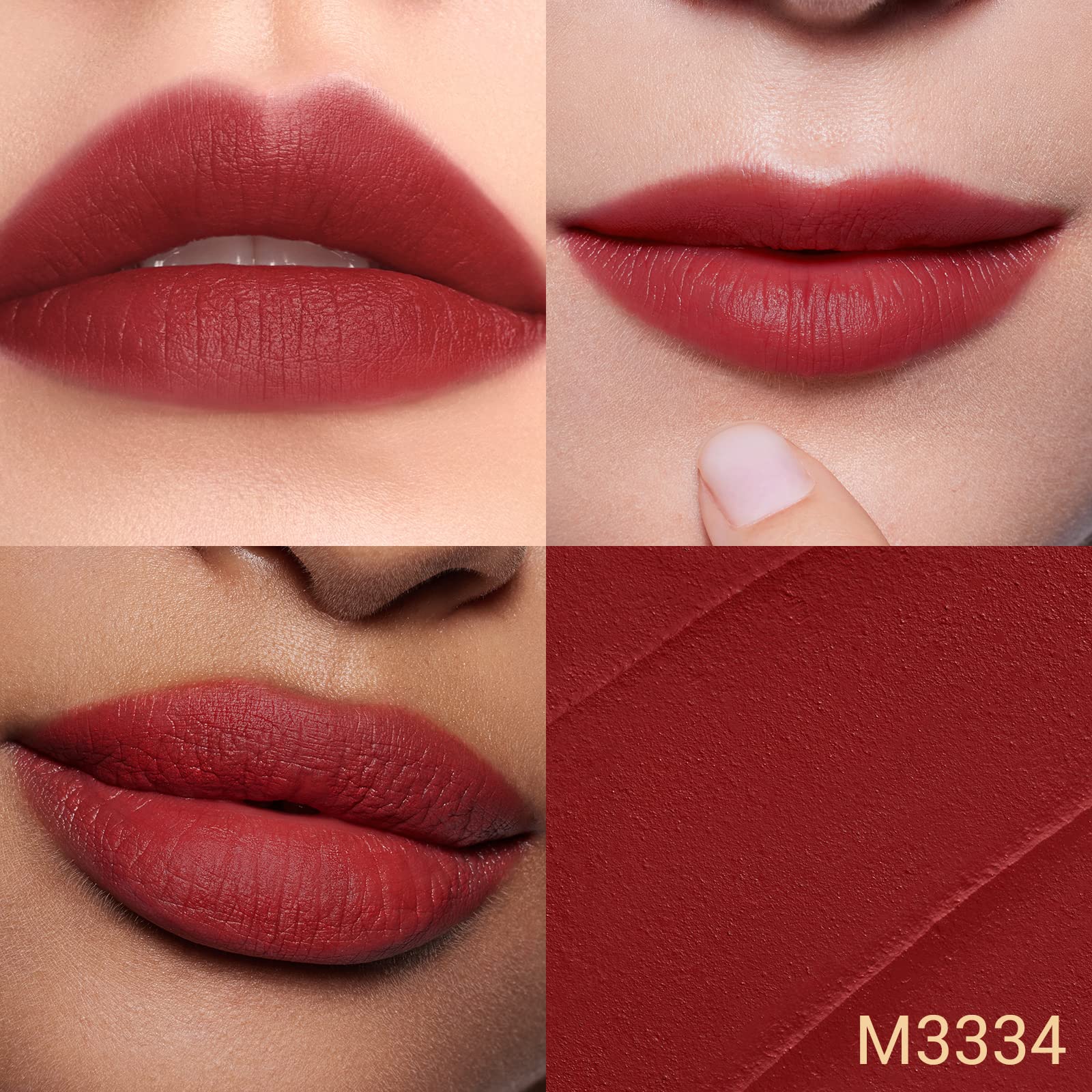 FLORASIS Blooming Rouge Love Lock Lipstick Long-Lasting Sculpting Lipstick Misty Matte Finish Lightweight Nourishing for Everyday Use (M3334 Eternal Love) - Image 8