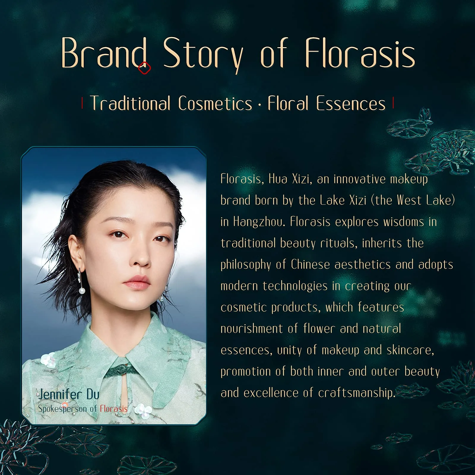 FLORASIS Blooming Rouge Porcelain Lipstick M217 Intoxicating Red Glaze - Image 2