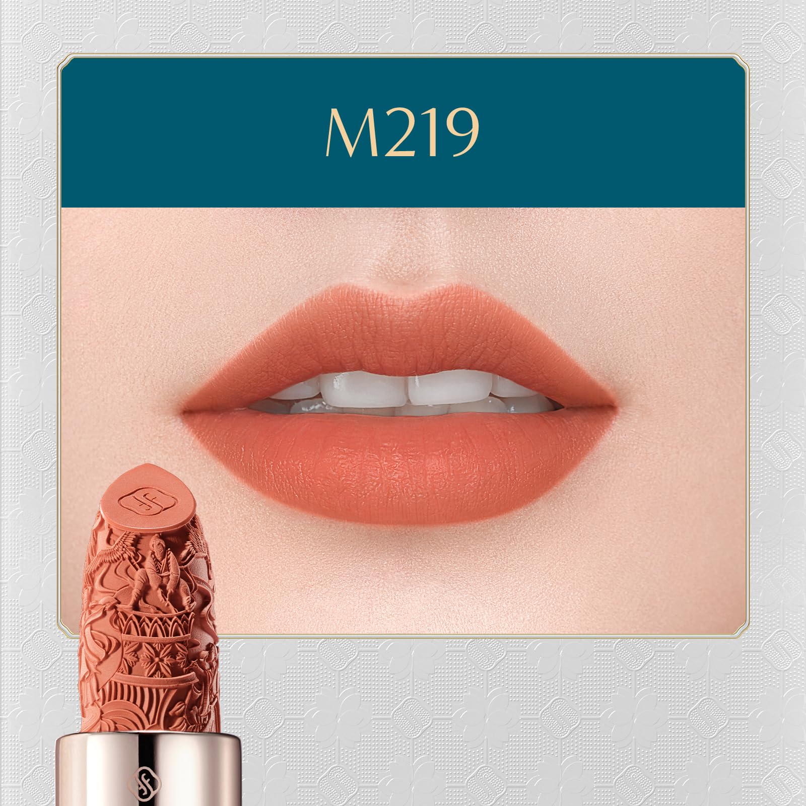 FLORASIS Blooming Rouge Porcelain Lipstick (M219 Caramel Amber) - Image 2